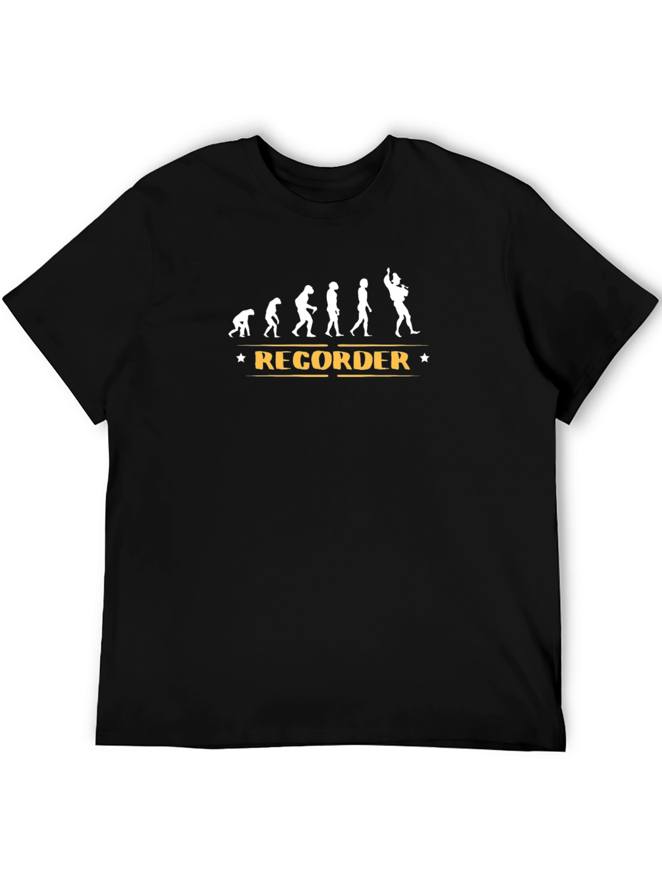 Recorder Evolution T-Shirt - Black