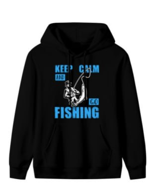 Keep ‘Em Dry, Go Fishing" Hoodie