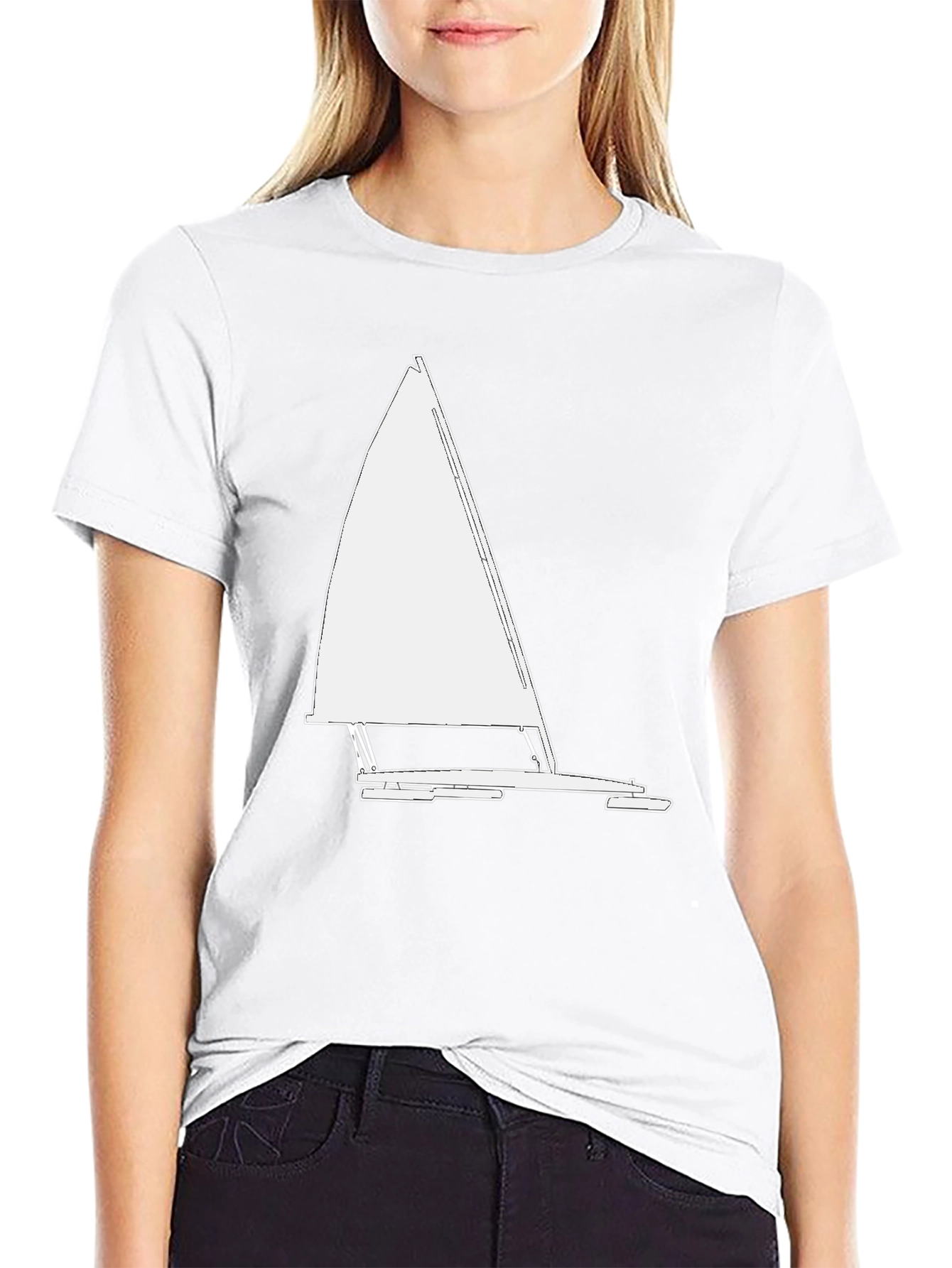 Sailing T-Shirt: Catamaran Design Tee