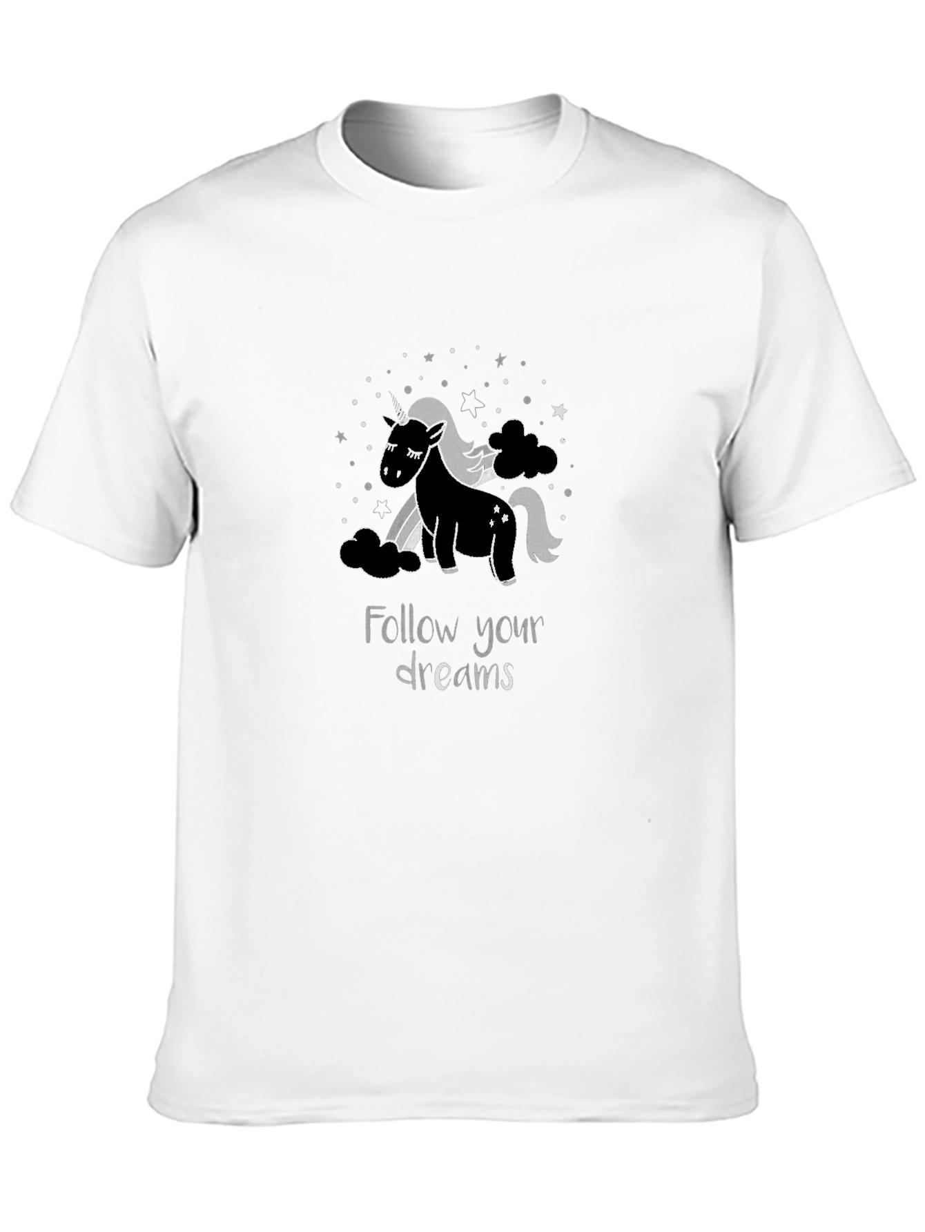 Unicorn Dreams Black T-Shirt