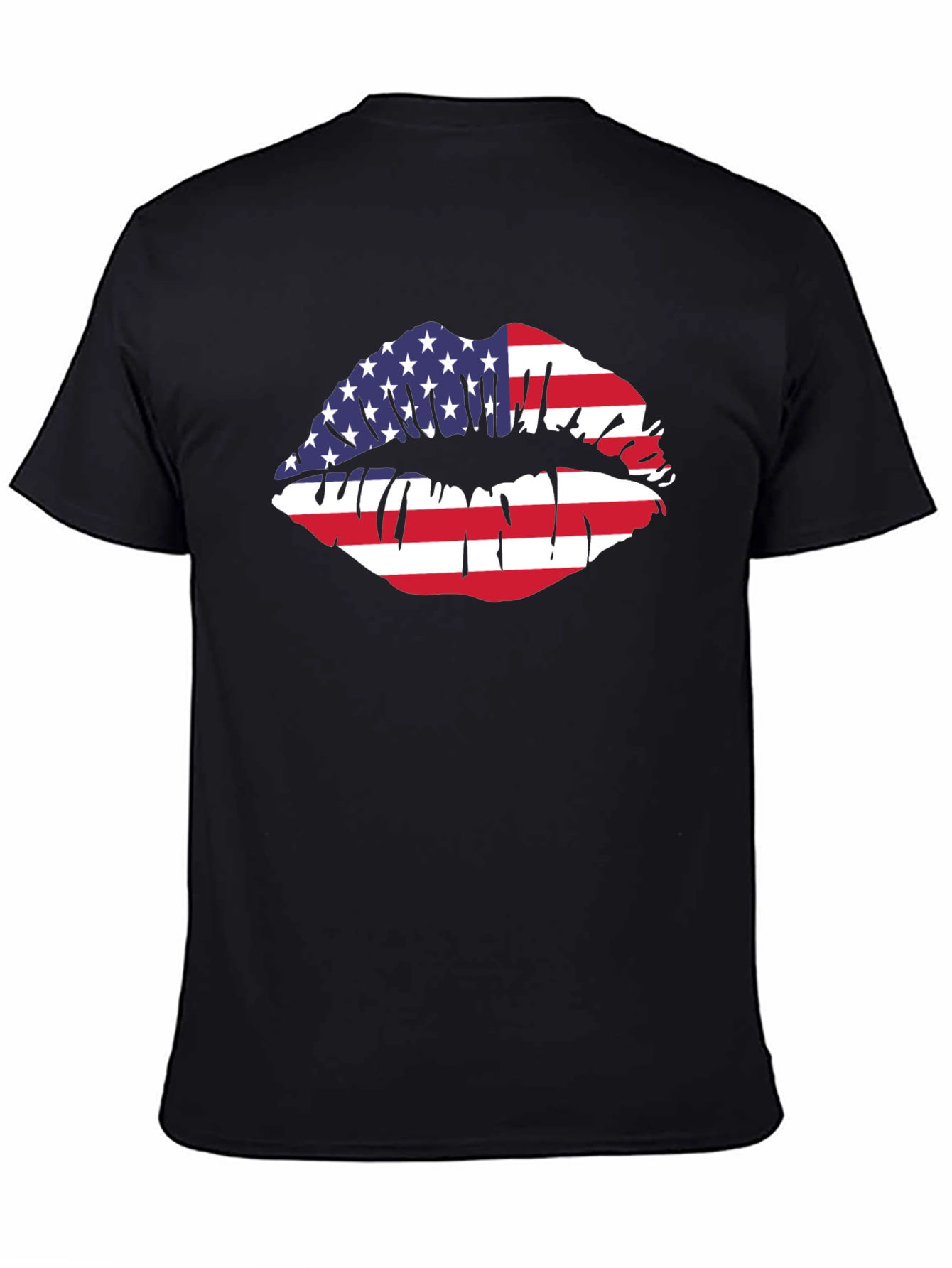 American Flag Lips Graphic Tee