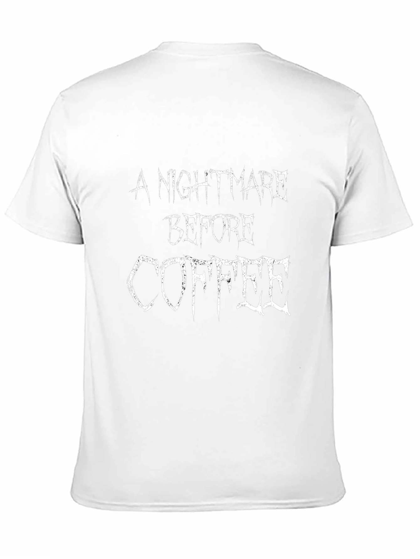 Nightmare Before Coffee Graphic Tee - Black