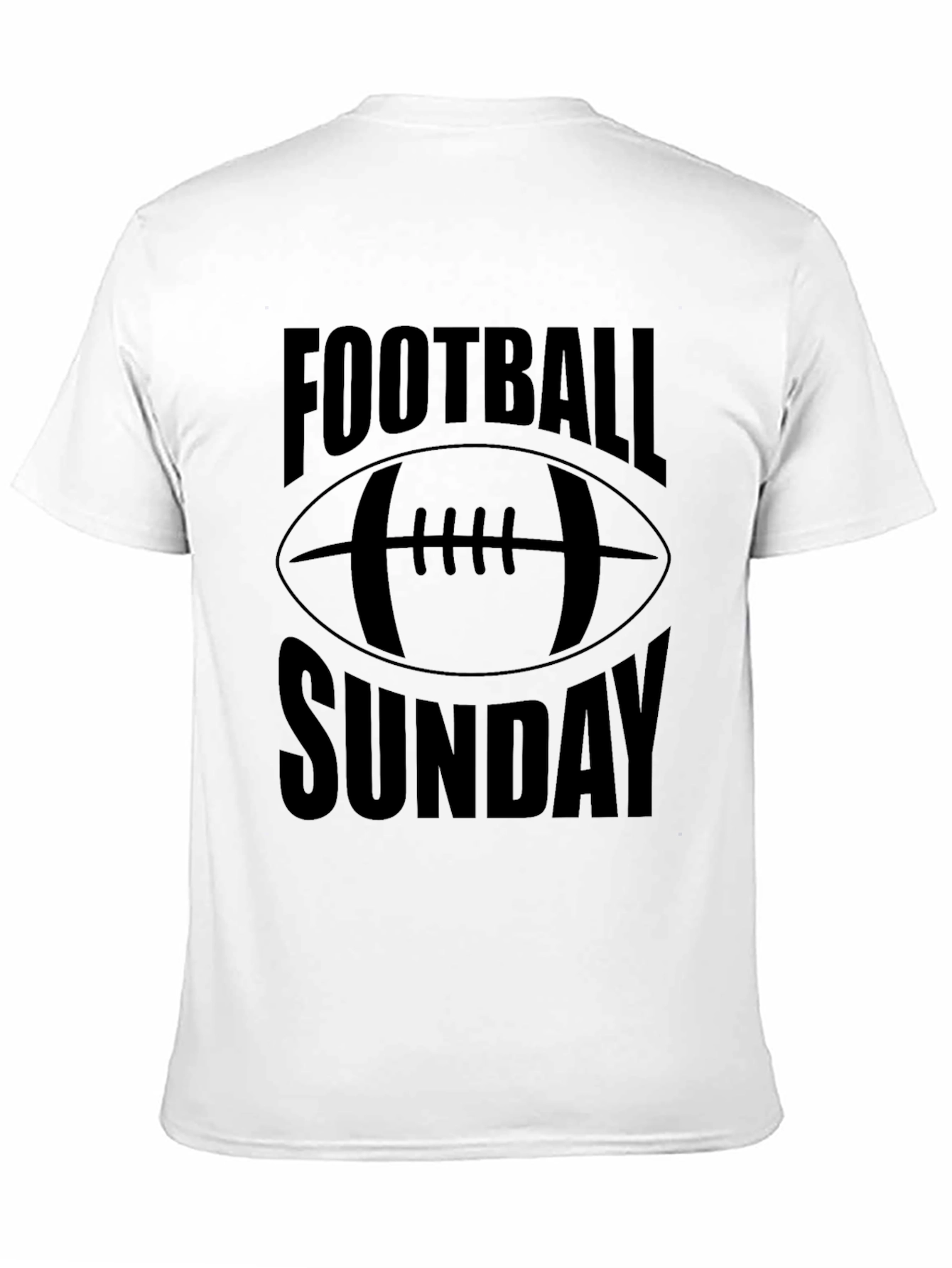Football Sunday Graphic T-Shirt - Black