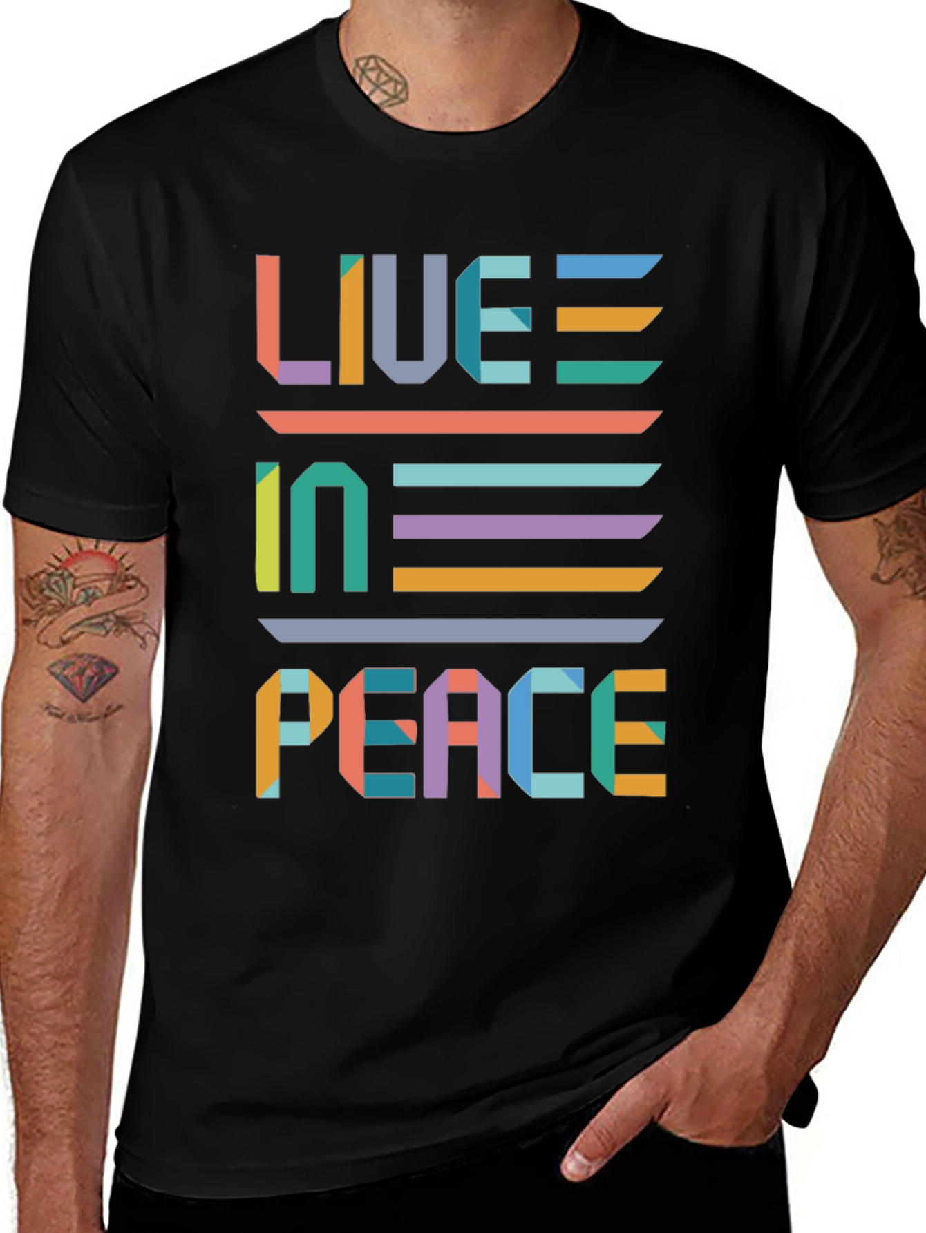 Live In Peace Graphic T-Shirt