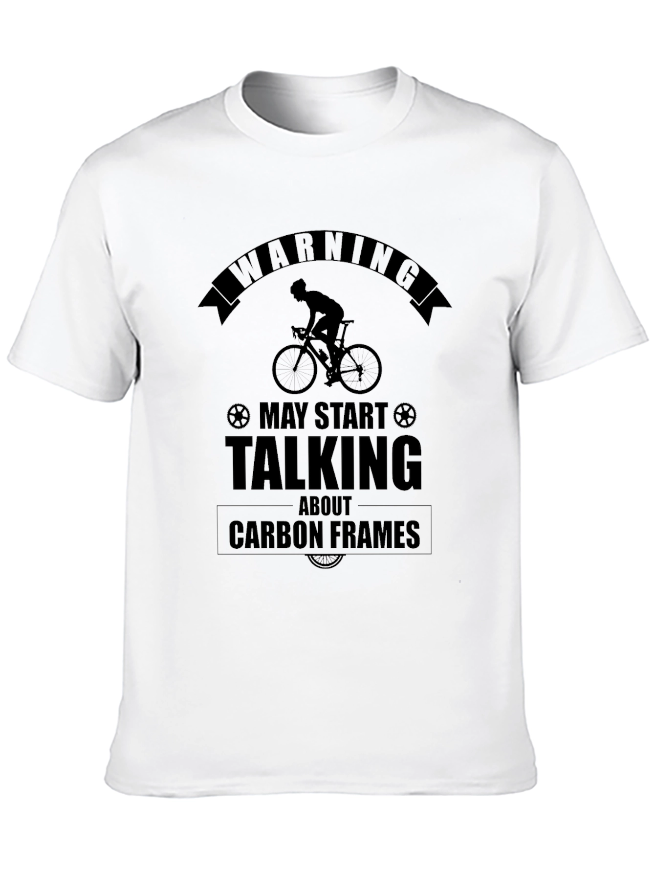 Carbon Frames T-Shirt: Cycling Enthusiast Tee