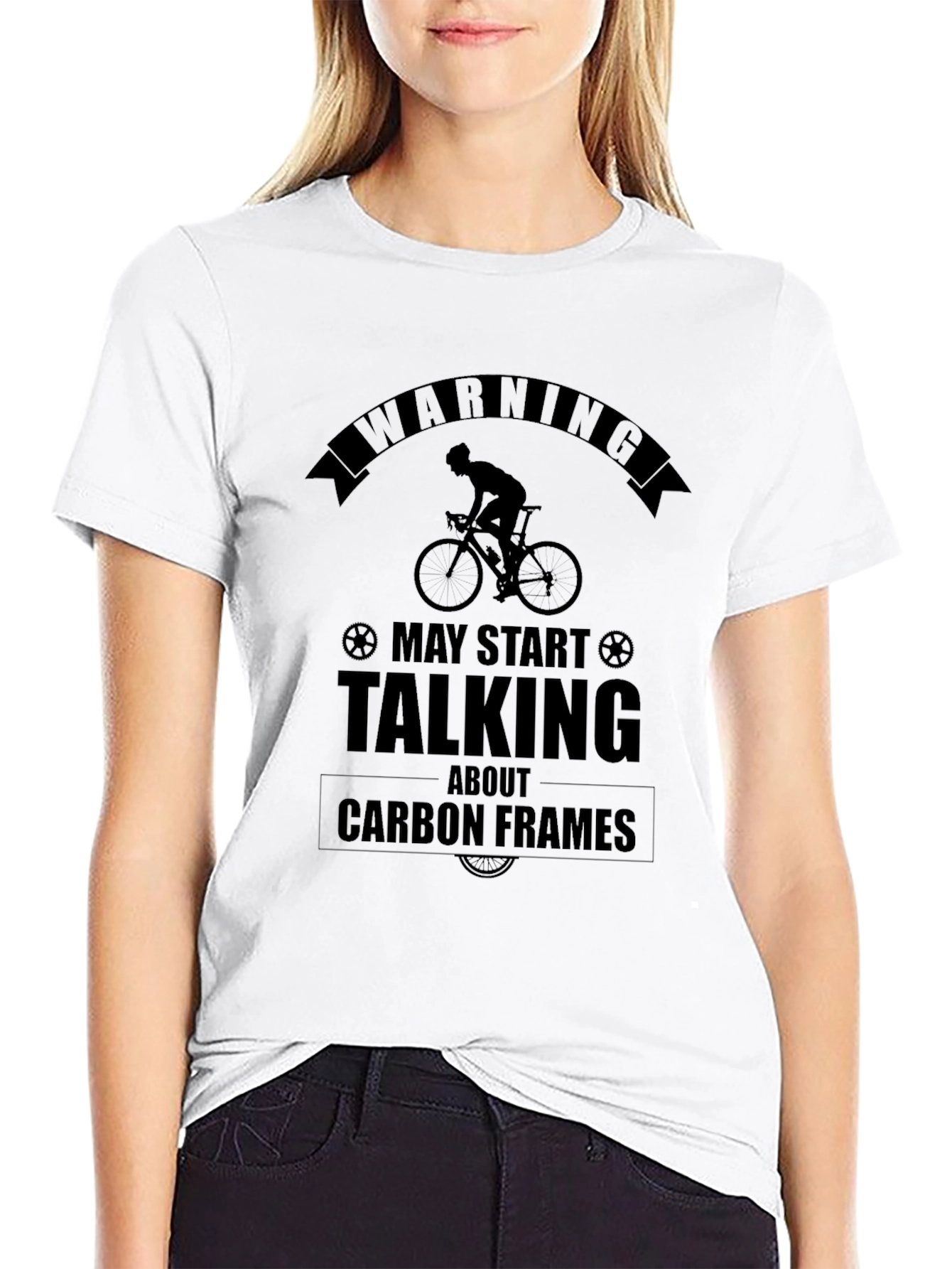 Carbon Frames T-Shirt: Cycling Enthusiast Tee