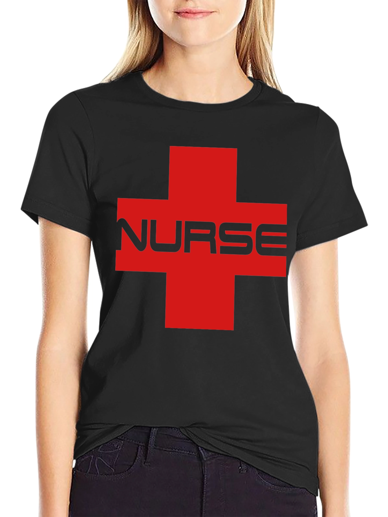 Nurse Red Cross Graphic Tee - Unisex T-Shirt