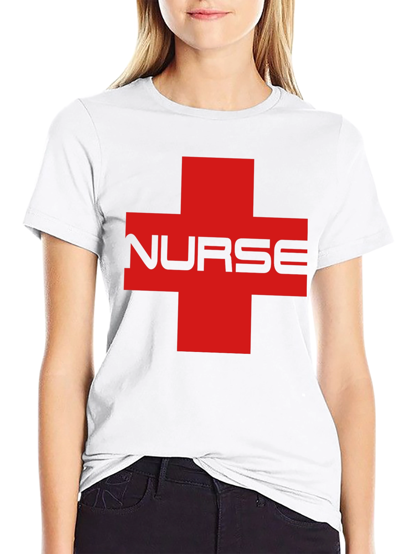 Nurse Red Cross Graphic Tee - Unisex T-Shirt