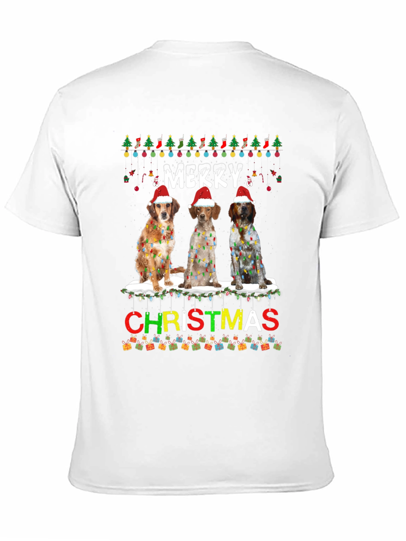Merry Christmas Dog T-Shirt