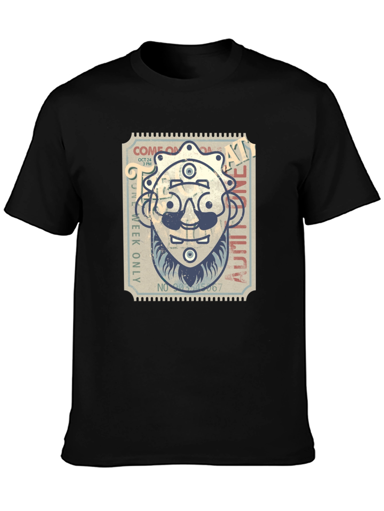 Retro Ticket Graphic Tee - Limited Admission Design