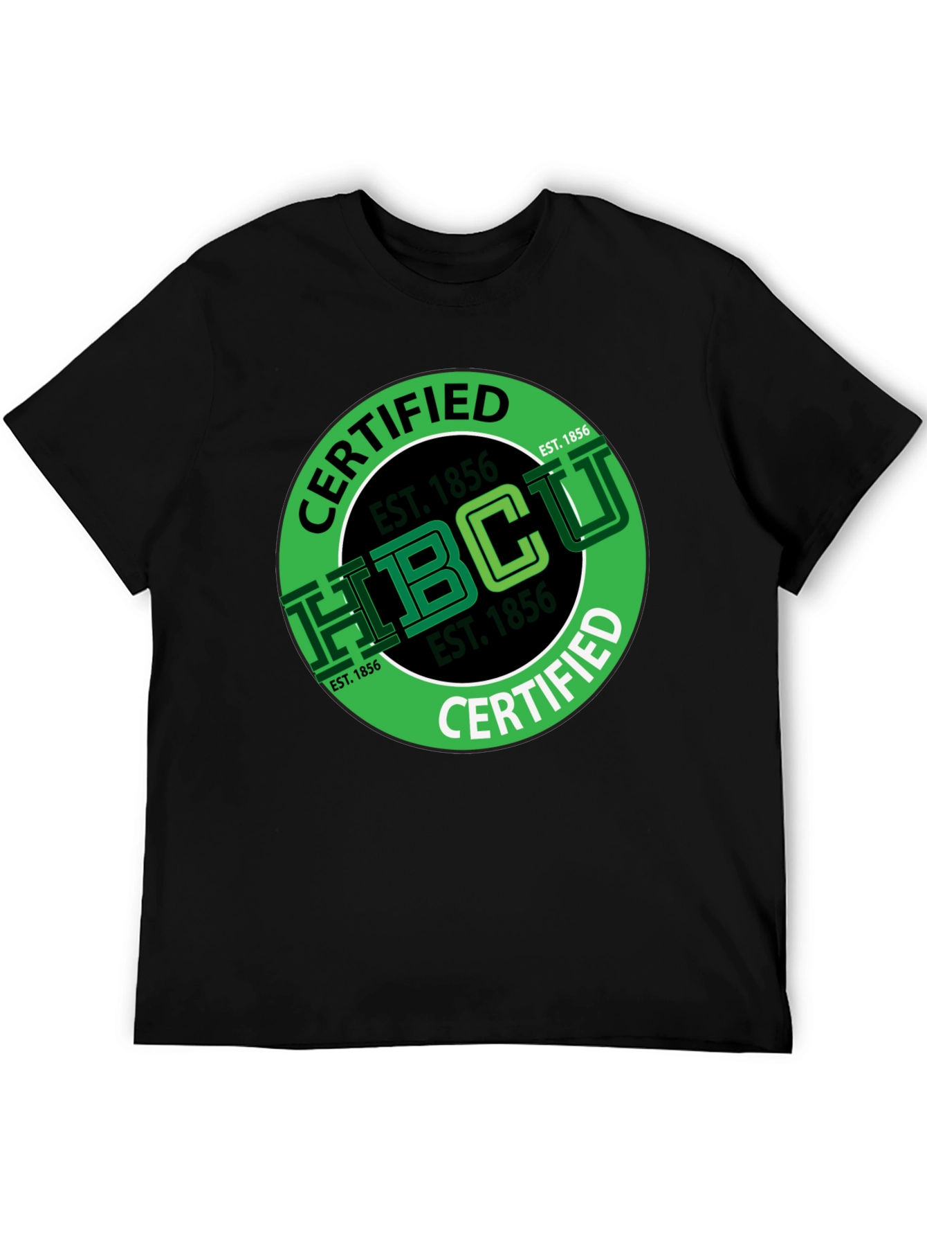 Certified HBCU Black T-Shirt