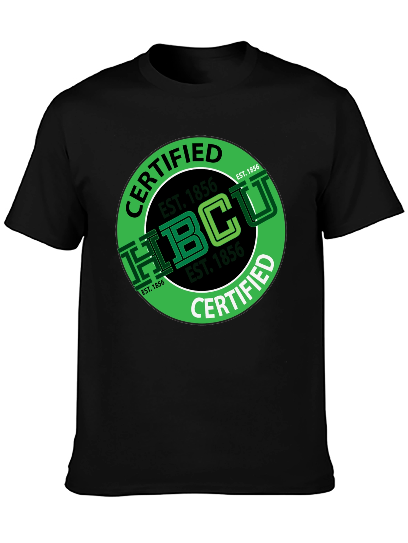 Certified HBCU Black T-Shirt