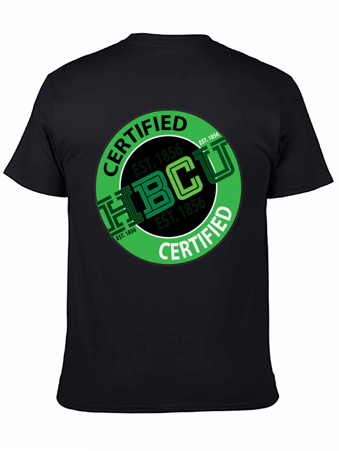 Certified HBCU Black T-Shirt