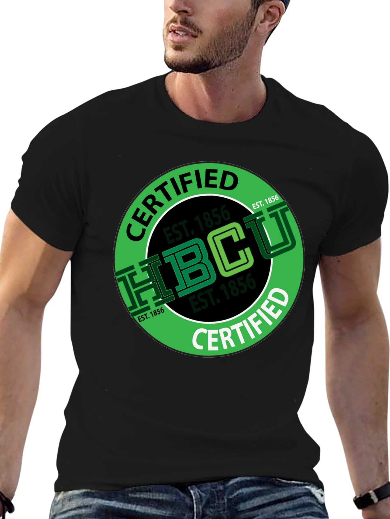 Certified HBCU Black T-Shirt