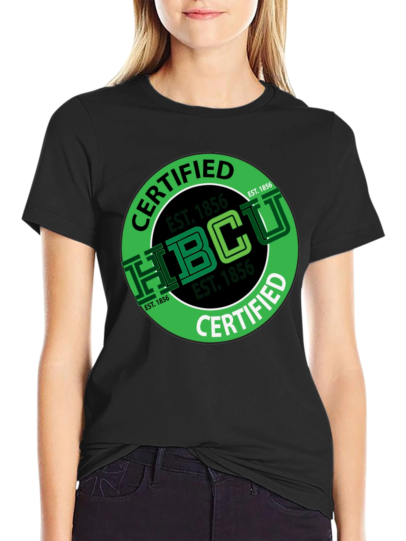Certified HBCU Black T-Shirt
