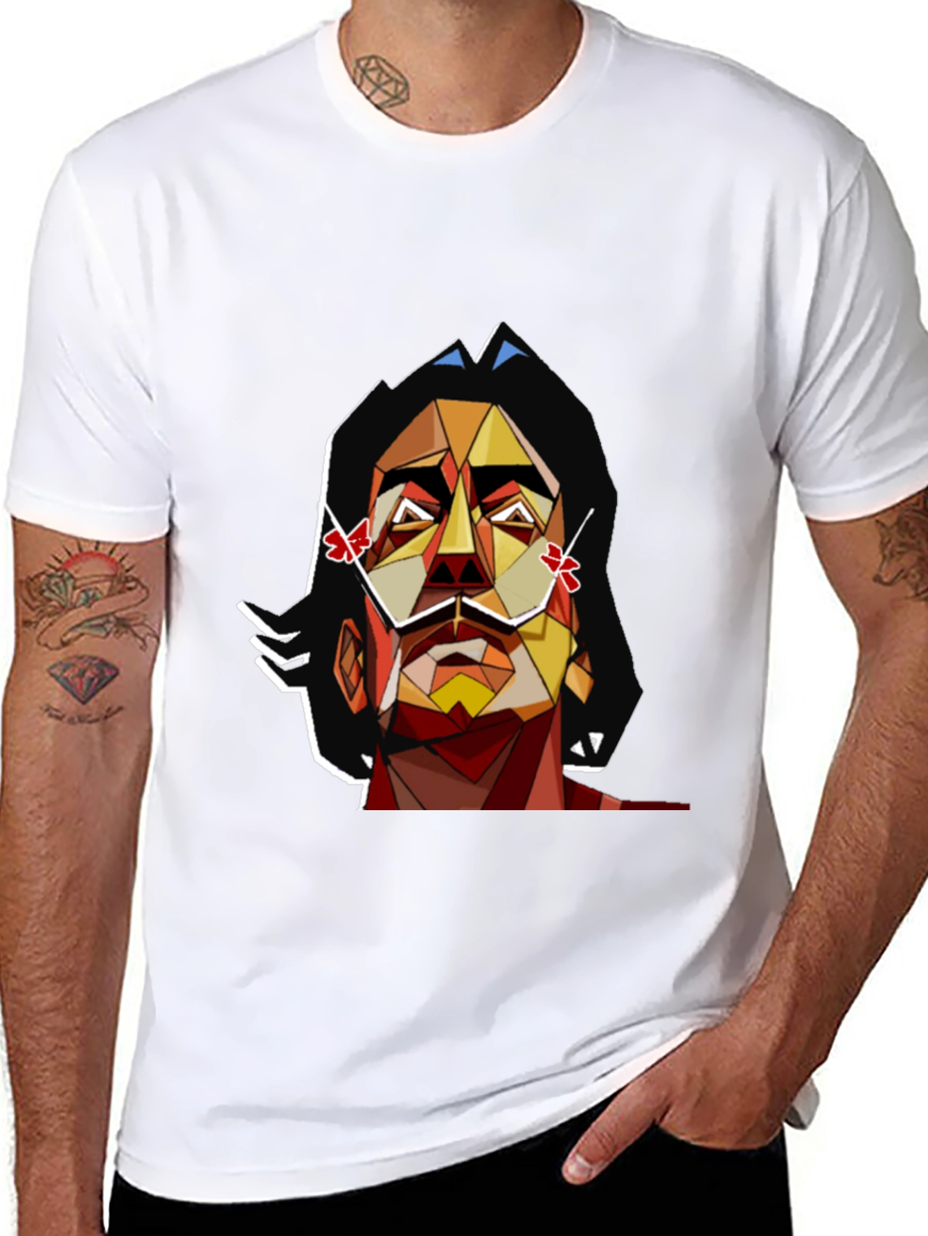 Geometric Artistic Salvador Dali T-Shirt