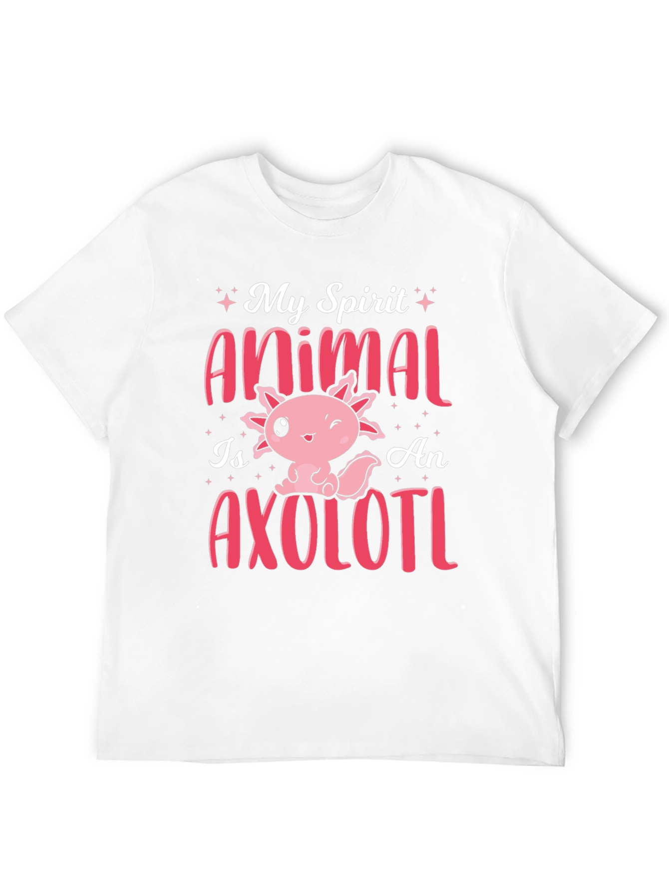 Axolotl Spirit Animal Graphic T-Shirt