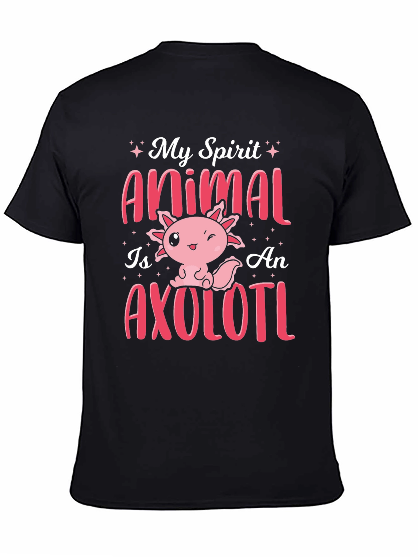 Axolotl Spirit Animal Graphic T-Shirt