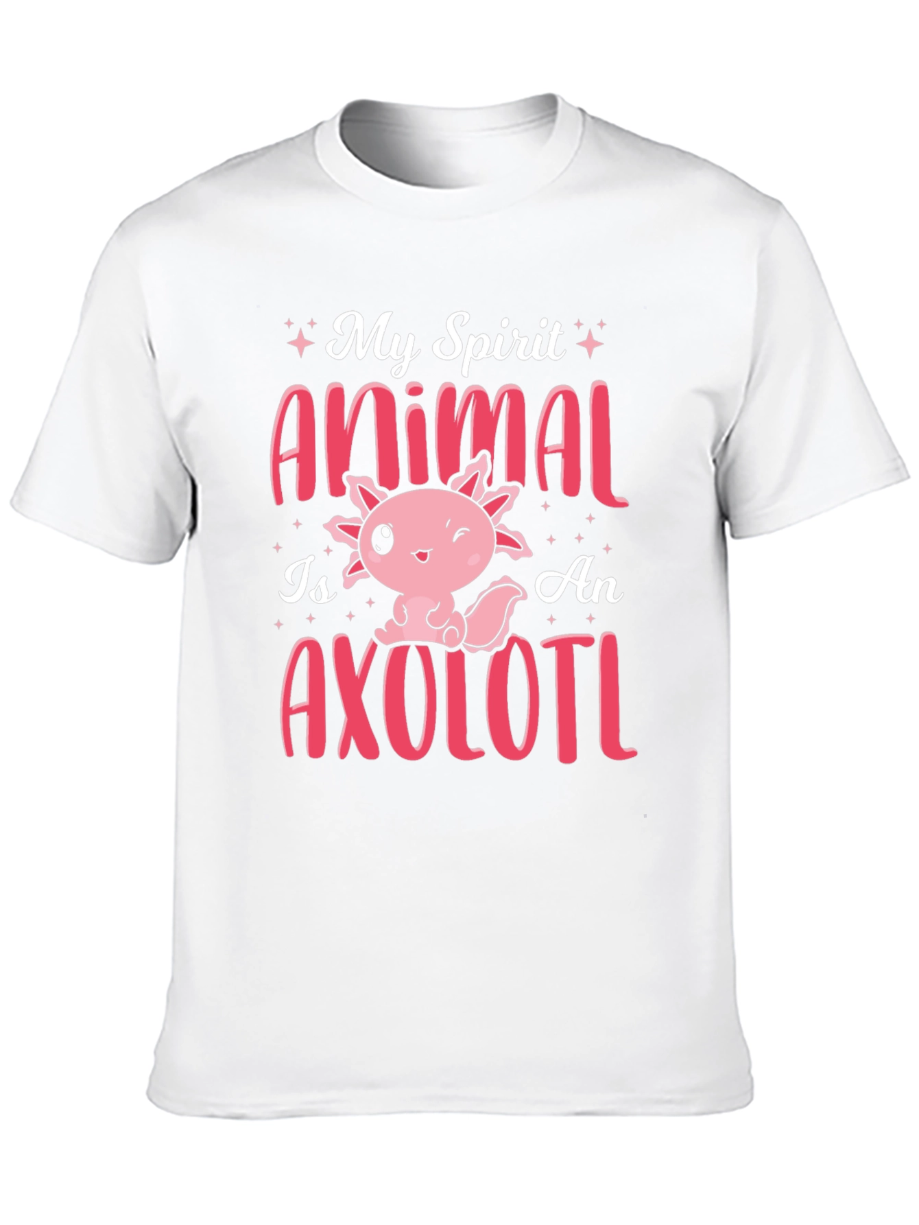 Axolotl Spirit Animal Graphic T-Shirt