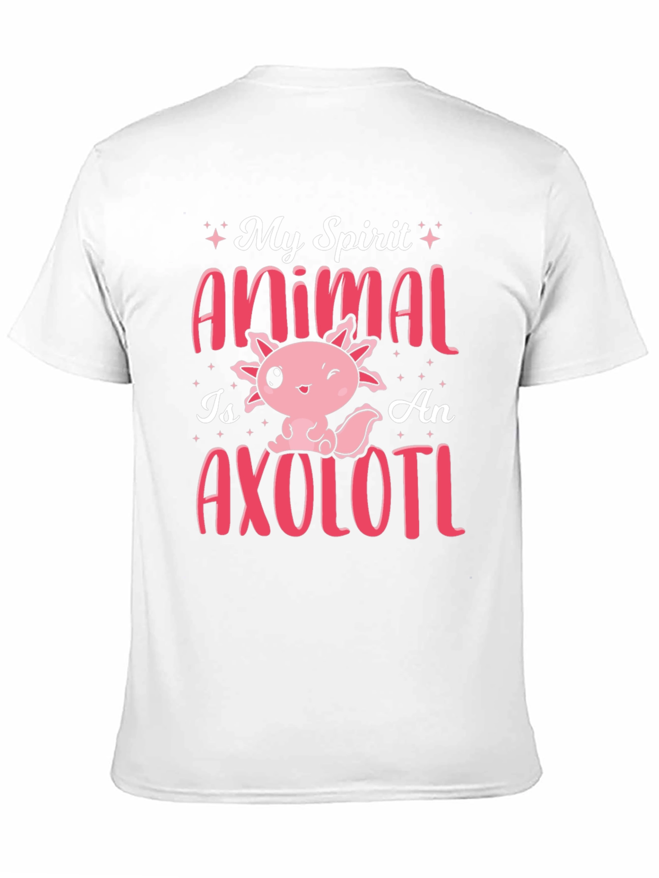 Axolotl Spirit Animal Graphic T-Shirt