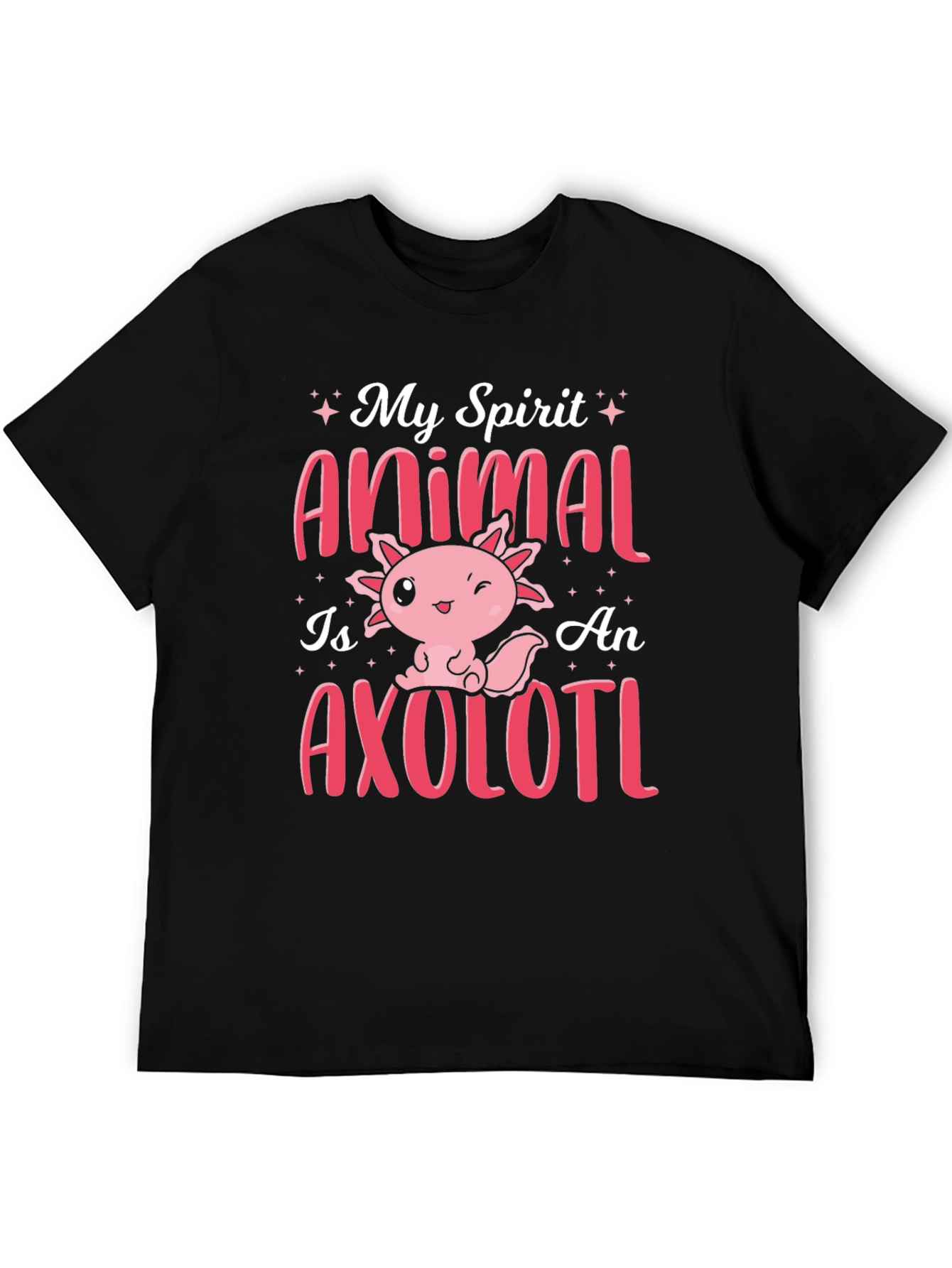 Axolotl Spirit Animal Graphic T-Shirt