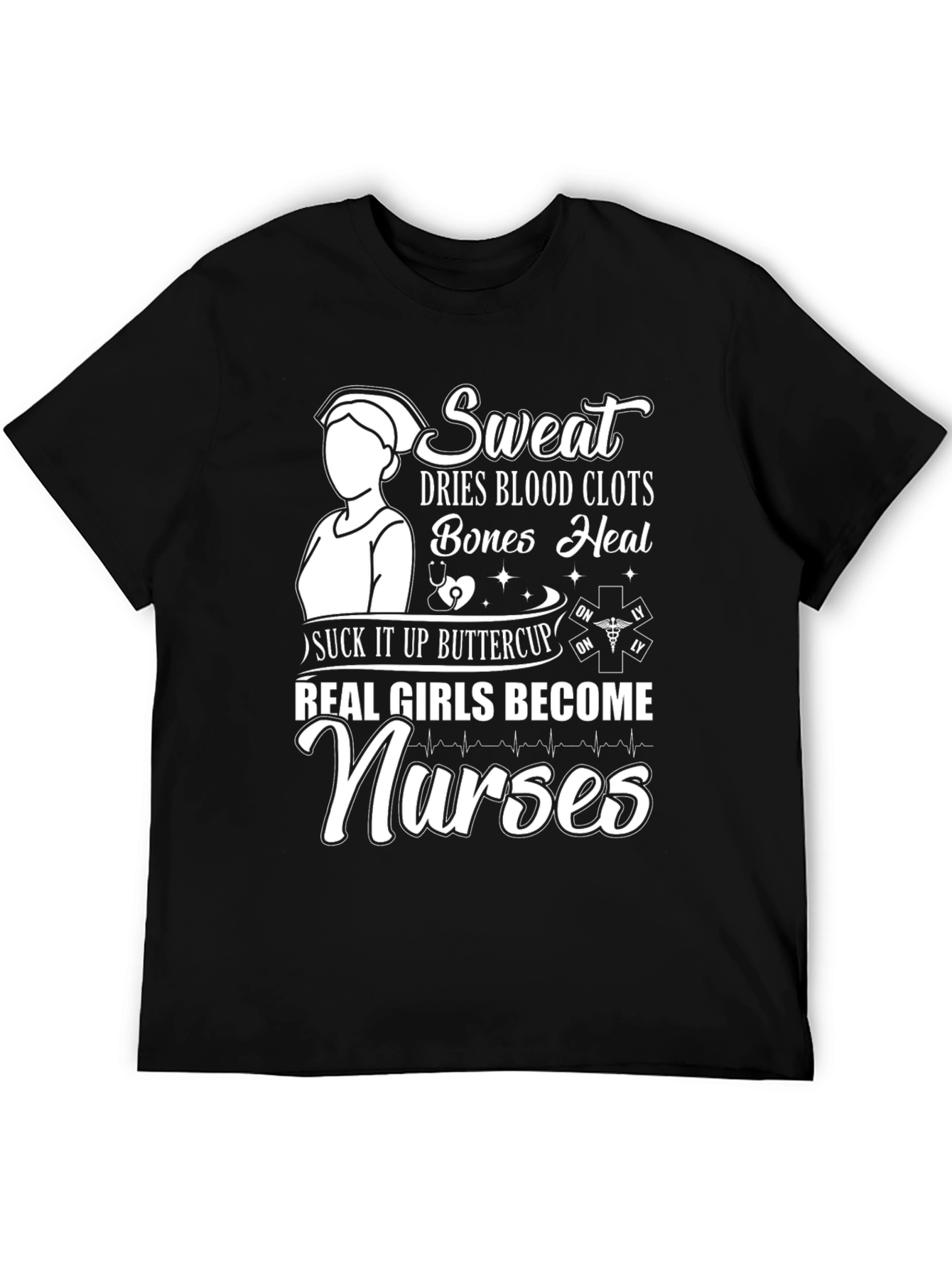 Real Girls Become Nurses Graphic Tee