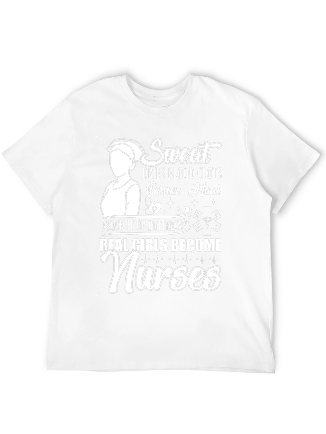 Real Girls Become Nurses Graphic Tee