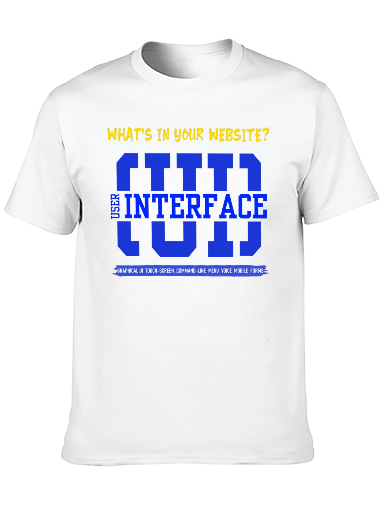 User Interface T-Shirt - Website Designer Apparel