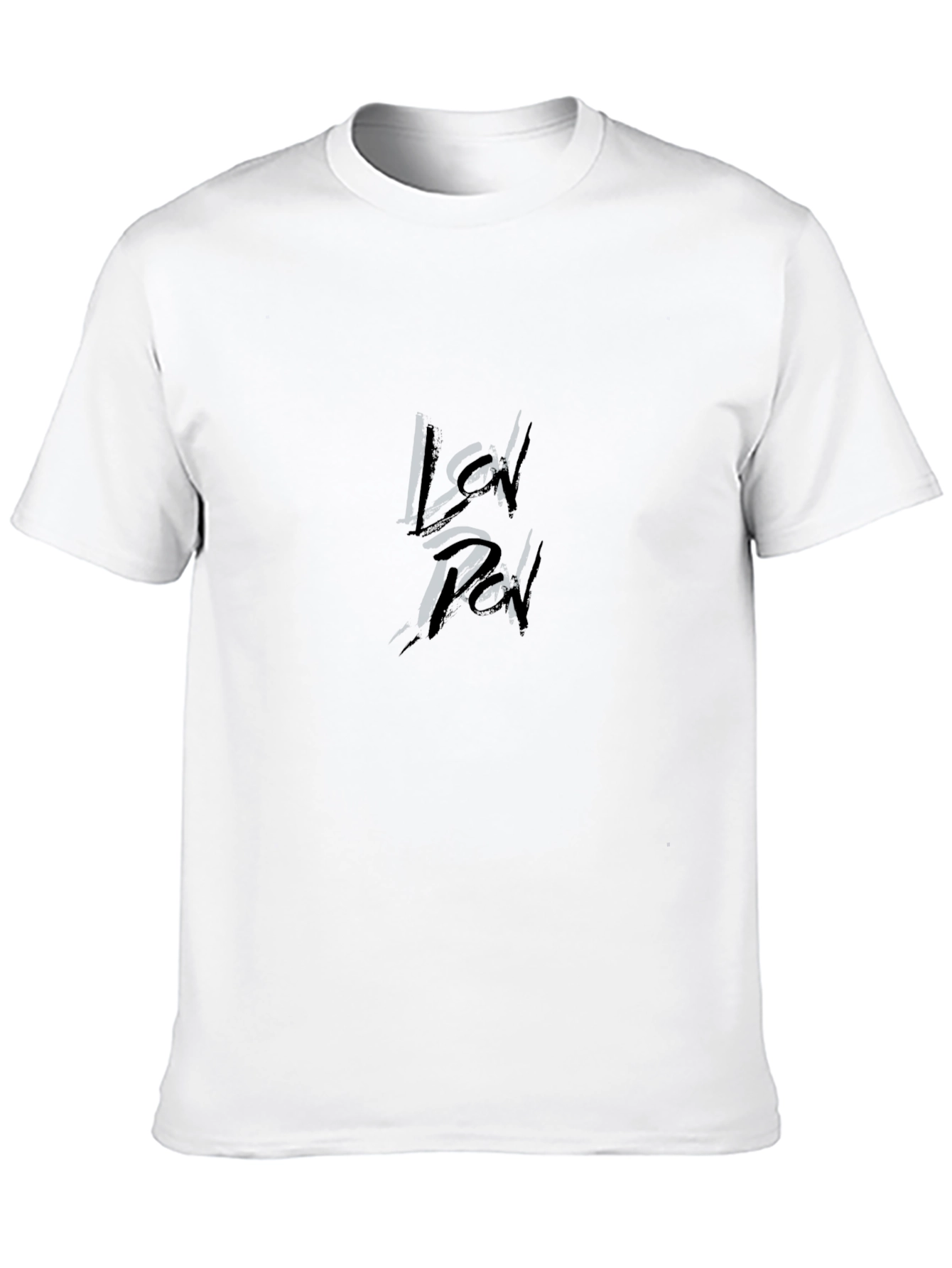 Black Graphic Tee - LCN Pen Design