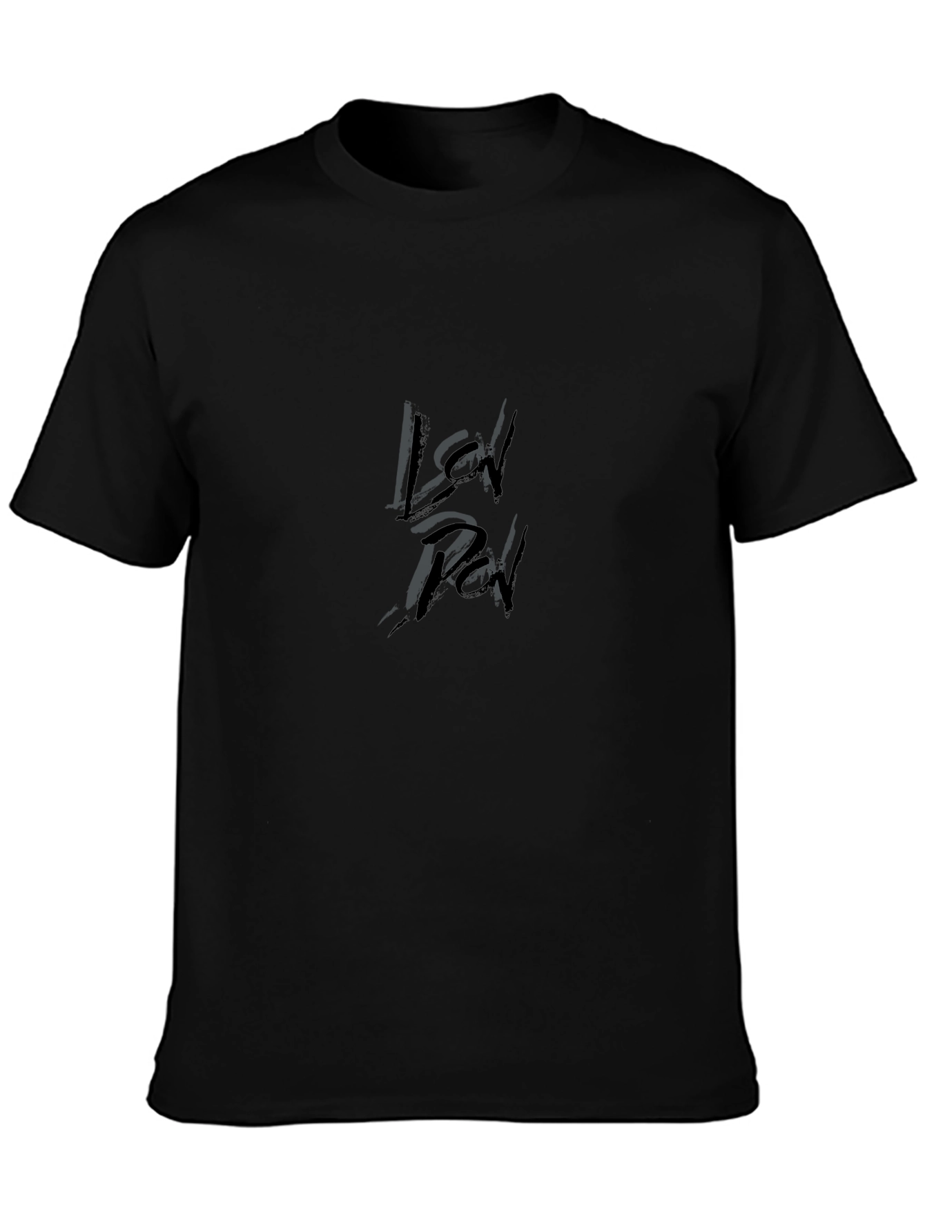 Black Graphic Tee - LCN Pen Design