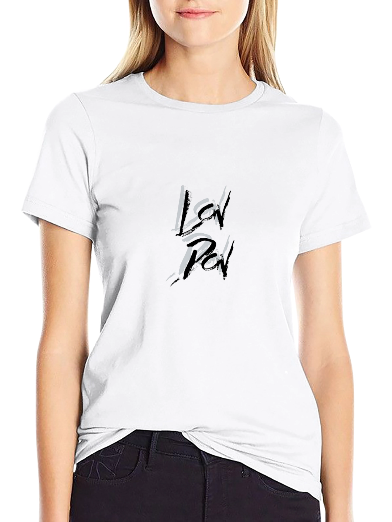 Black Graphic Tee - LCN Pen Design