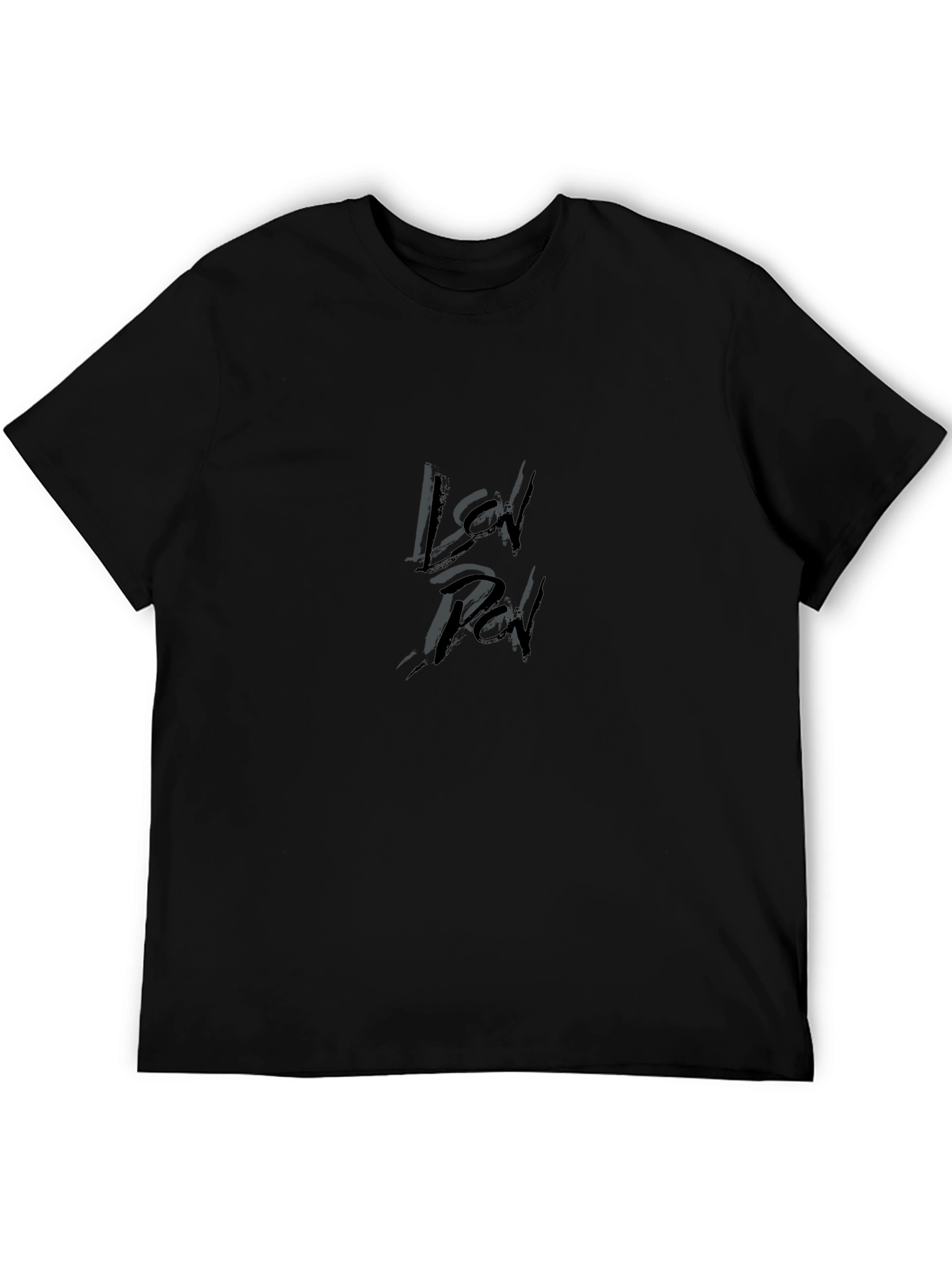 Black Graphic Tee - LCN Pen Design