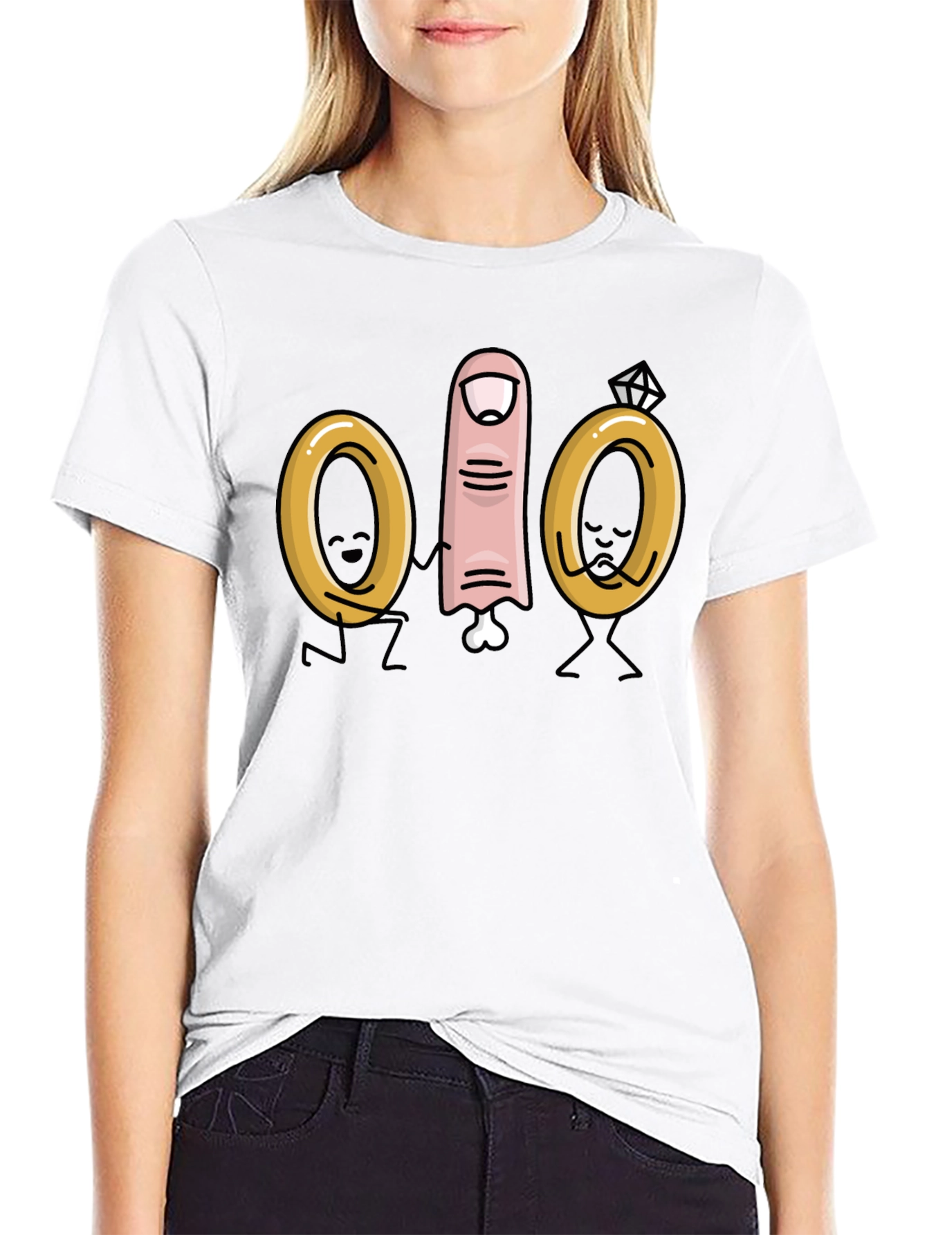 Funny Wedding Finger T-Shirt