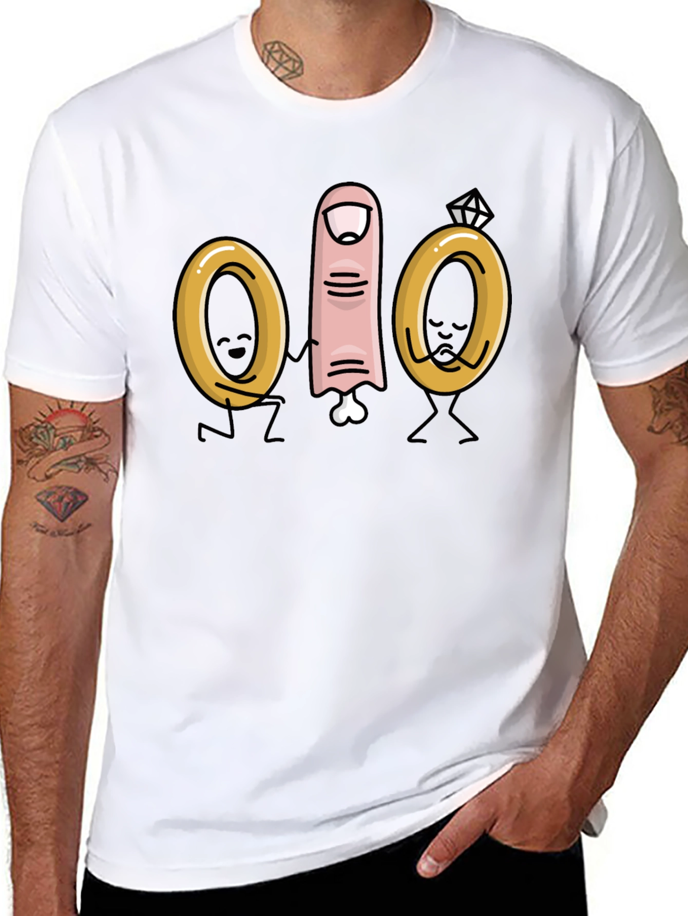 Funny Wedding Finger T-Shirt