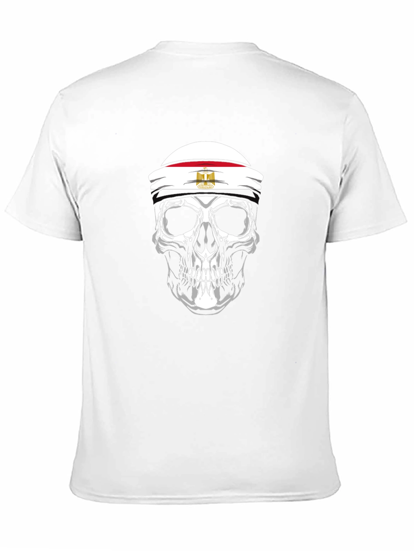 Skull with Egyptian Flag T-Shirt