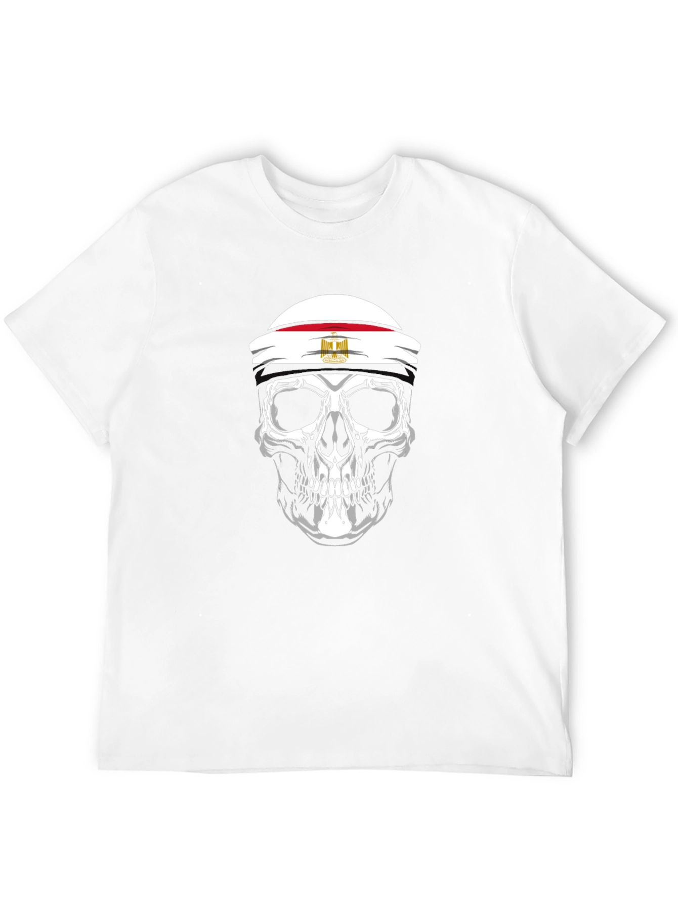 Skull with Egyptian Flag T-Shirt