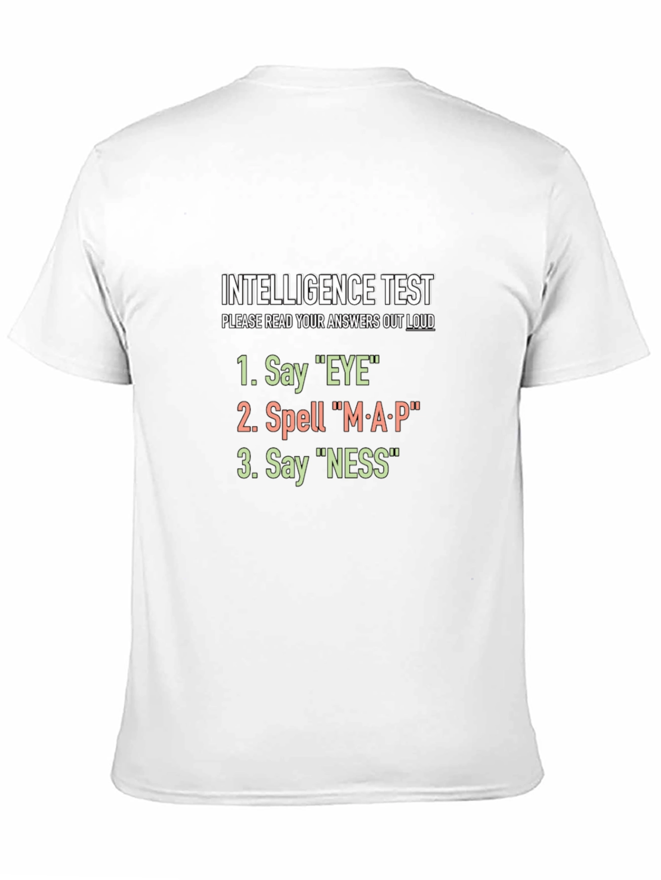 Intelligence Test Graphic T-Shirt