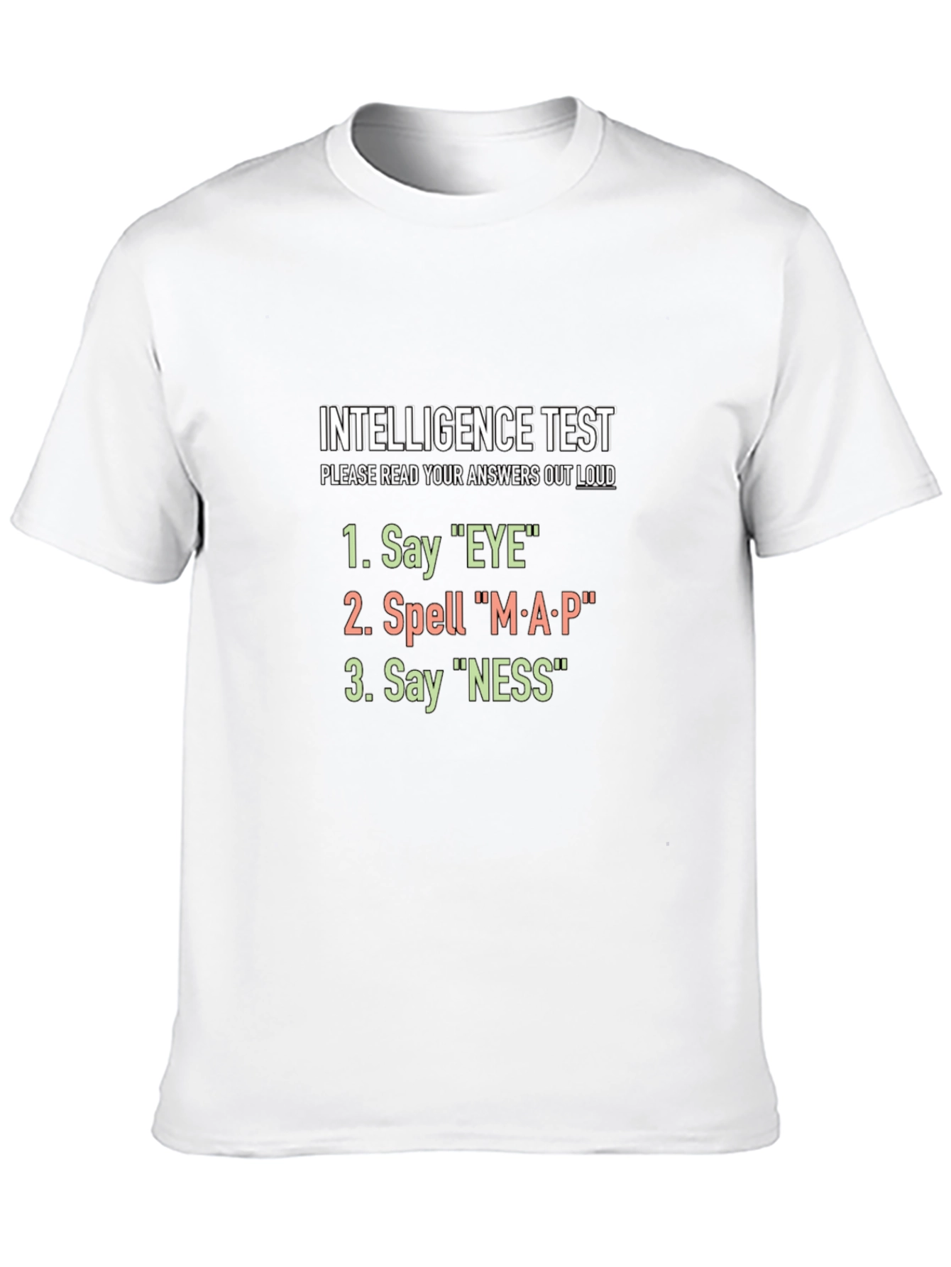 Intelligence Test Graphic T-Shirt