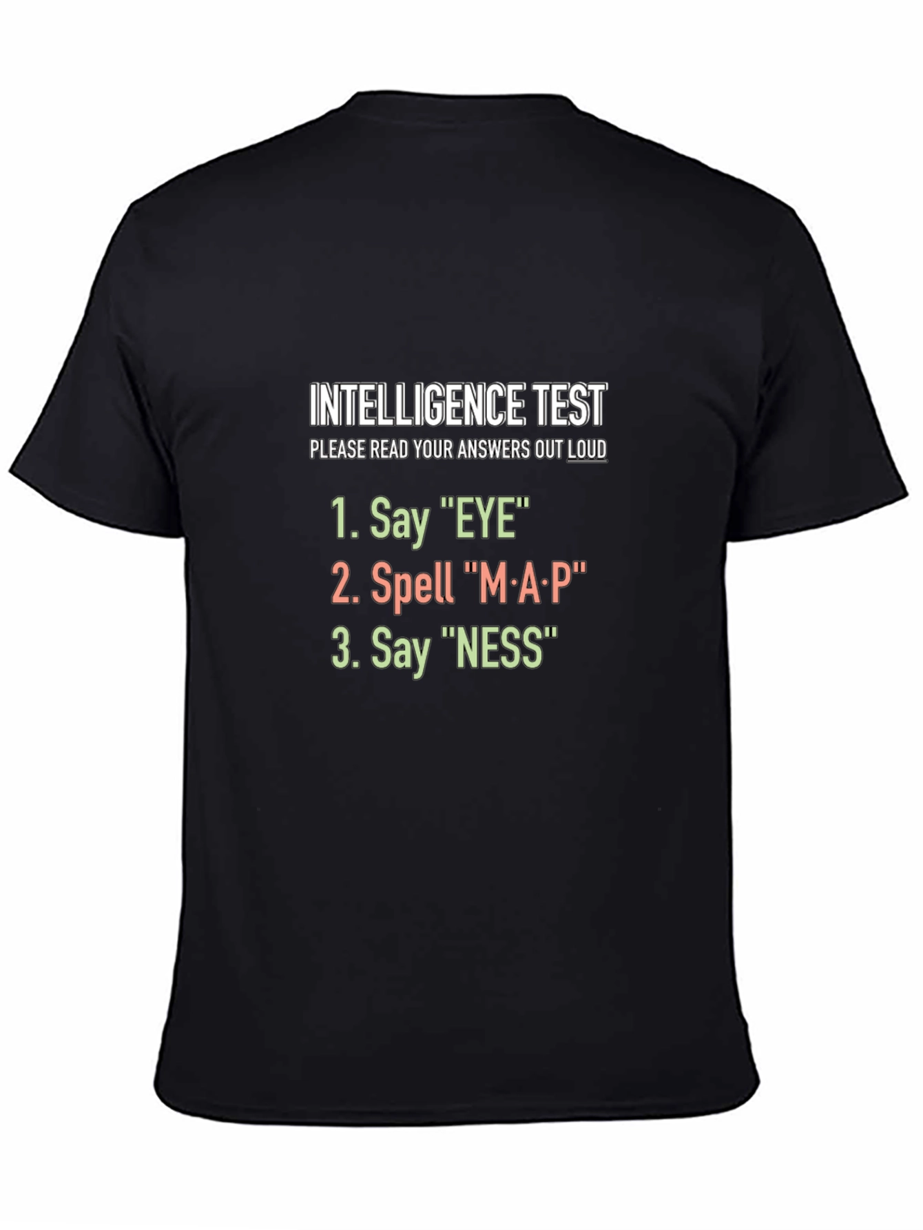 Intelligence Test Graphic T-Shirt