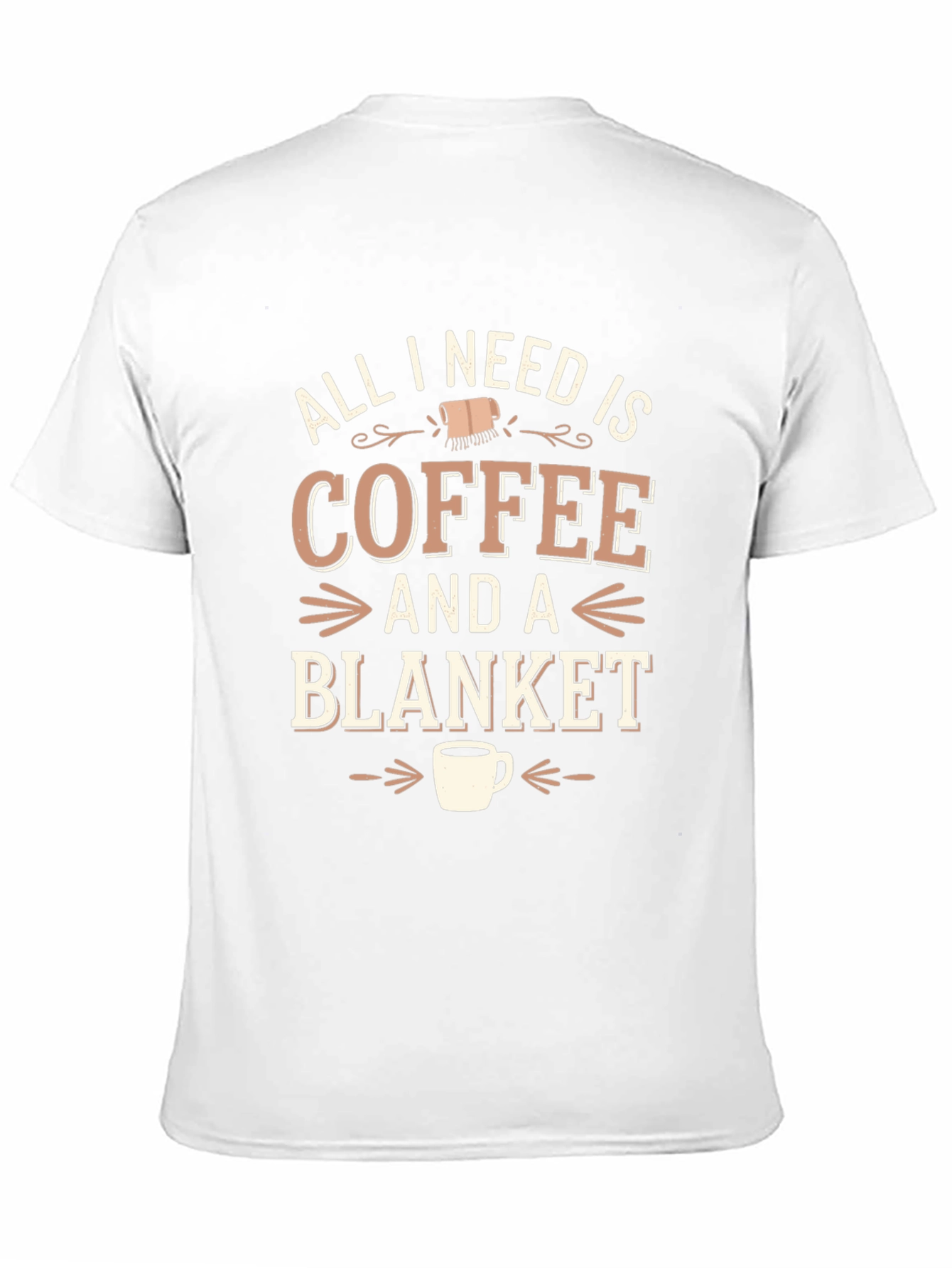 Coffee & Blanket Graphic Tee - Cozy Comfort