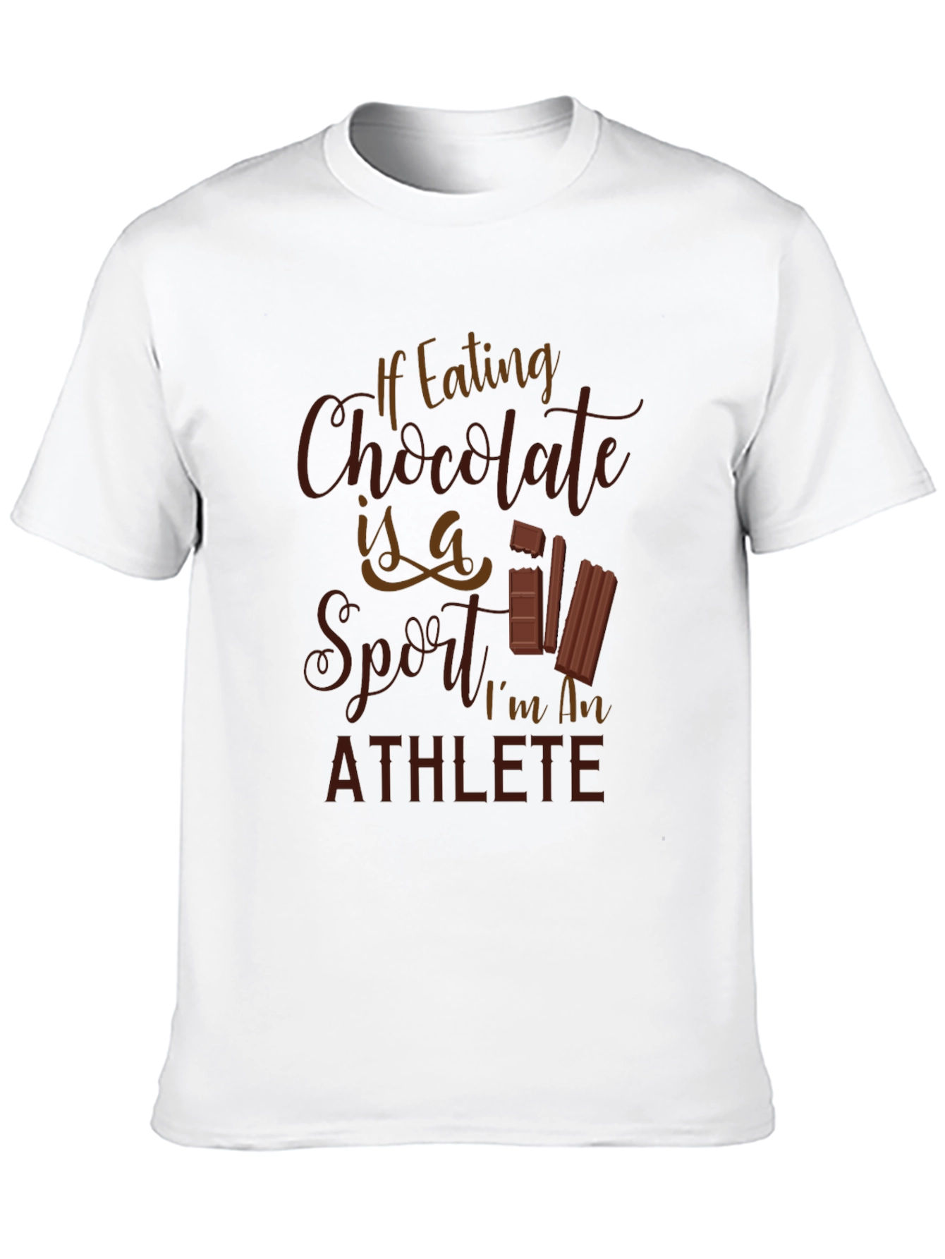 Chocolate Lovers T-Shirt - Funny Athlete Tee