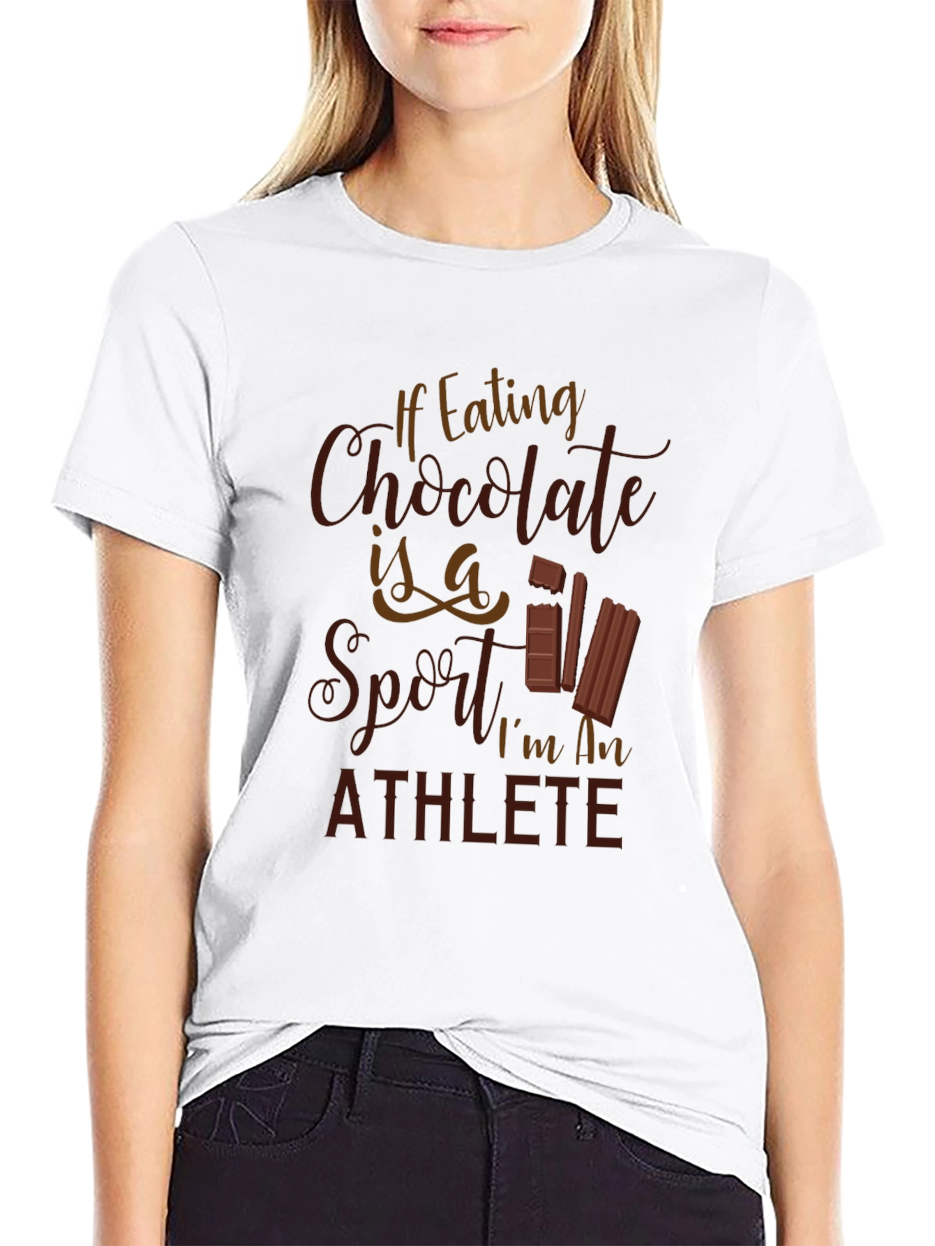 Chocolate Lovers T-Shirt - Funny Athlete Tee