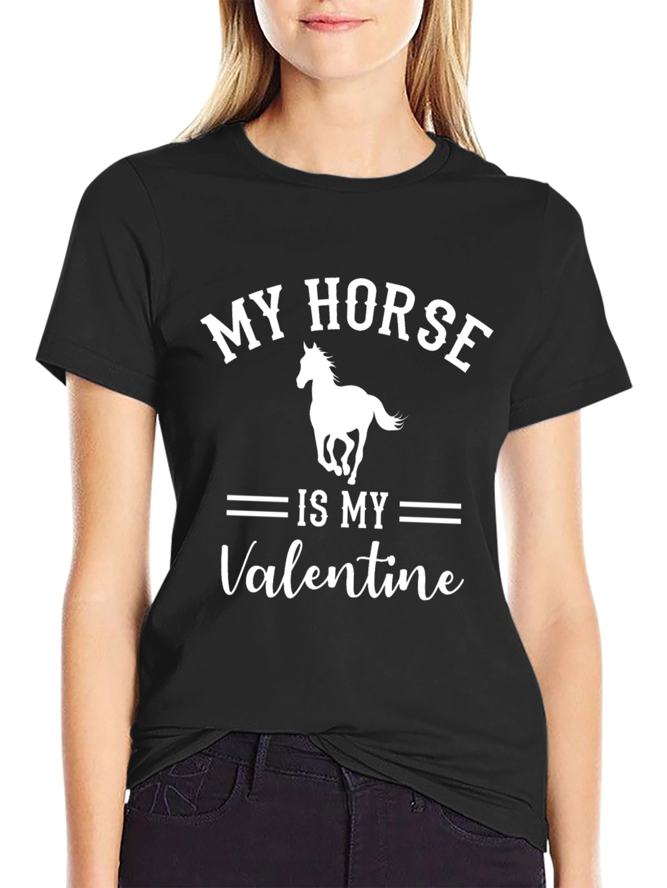 My Horse Is My Valentine T-Shirt