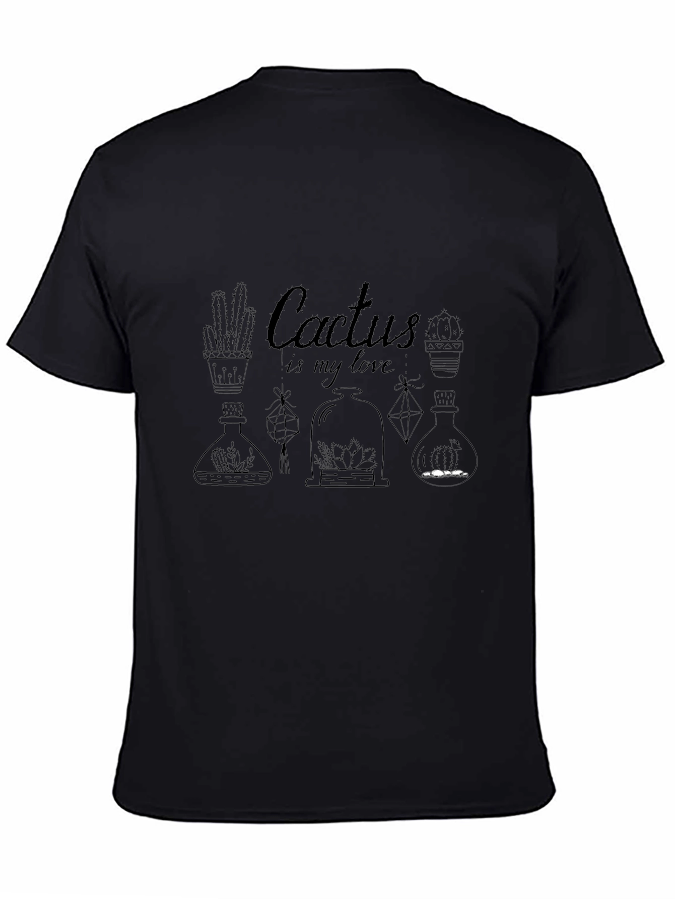 Cactus is My Love T-Shirt - Botanical Design