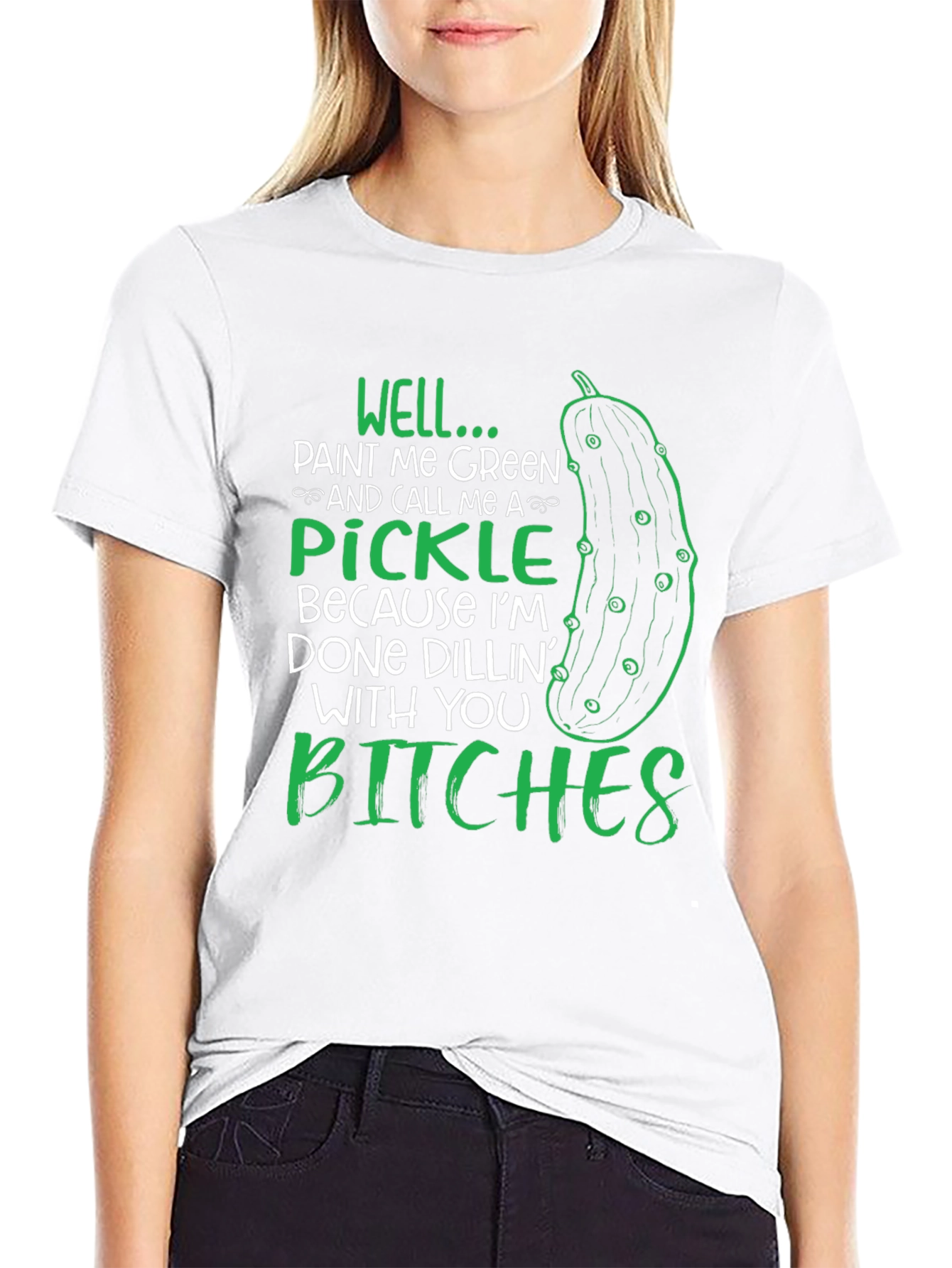 Funny Pickle Graphic T-Shirt