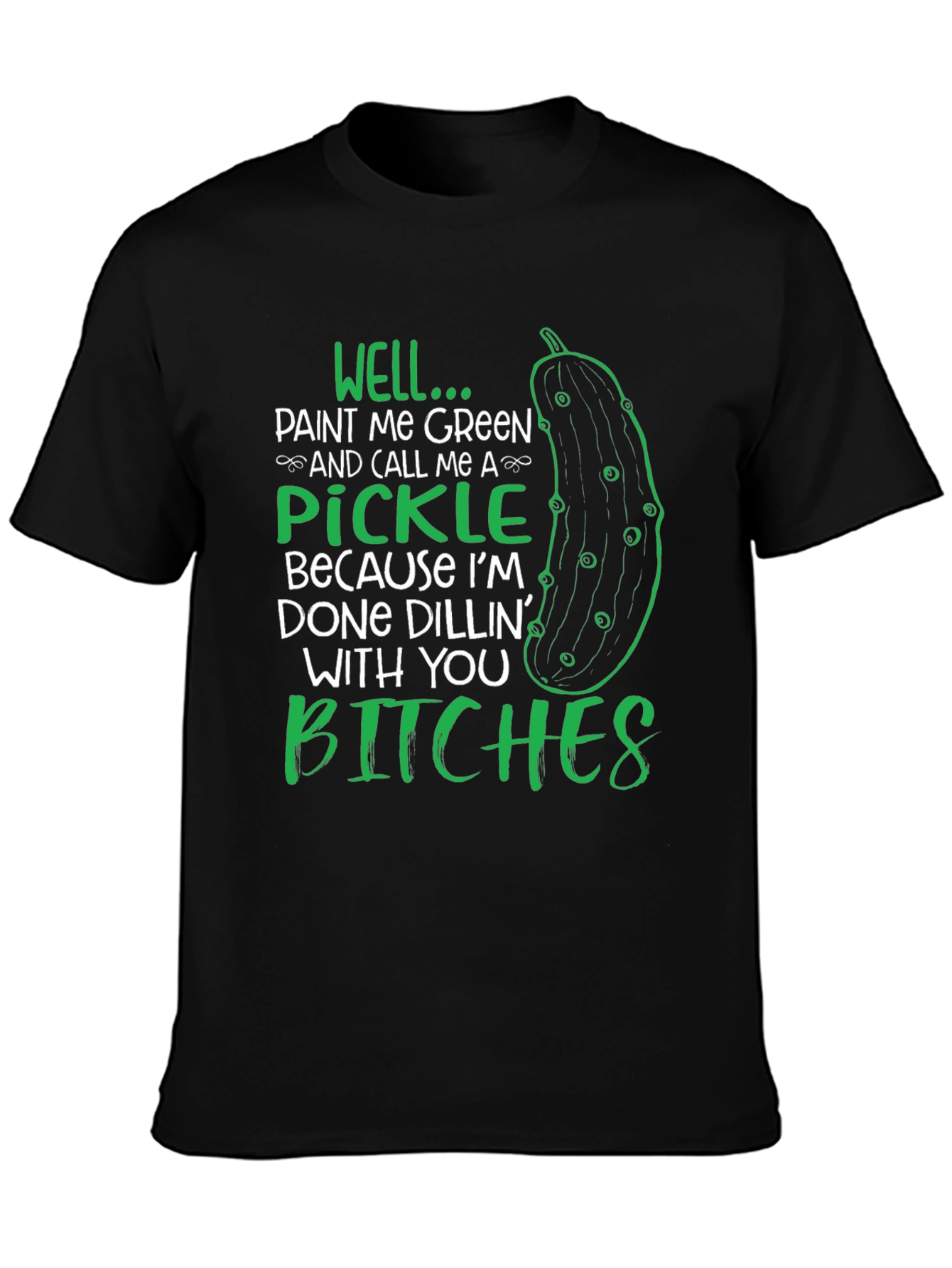 Funny Pickle Graphic T-Shirt