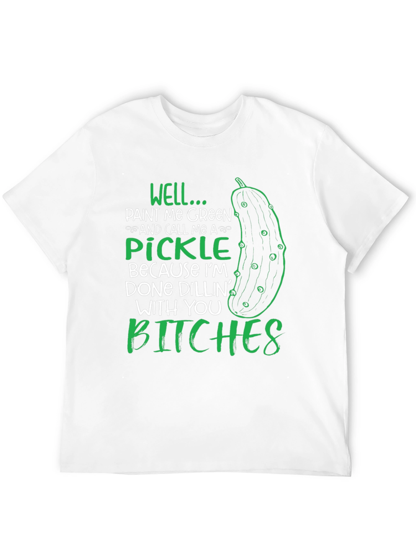 Funny Pickle Graphic T-Shirt