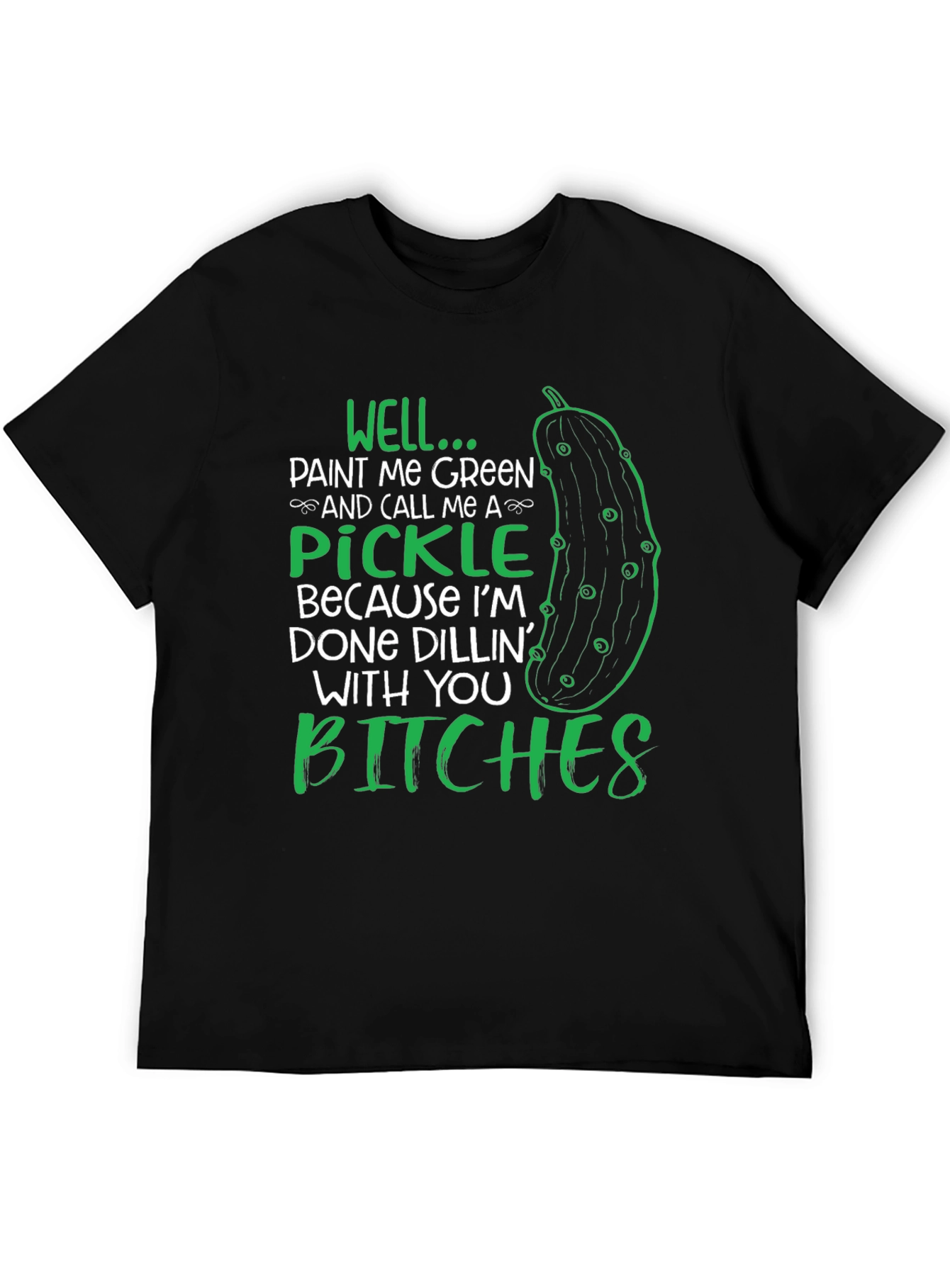 Funny Pickle Graphic T-Shirt