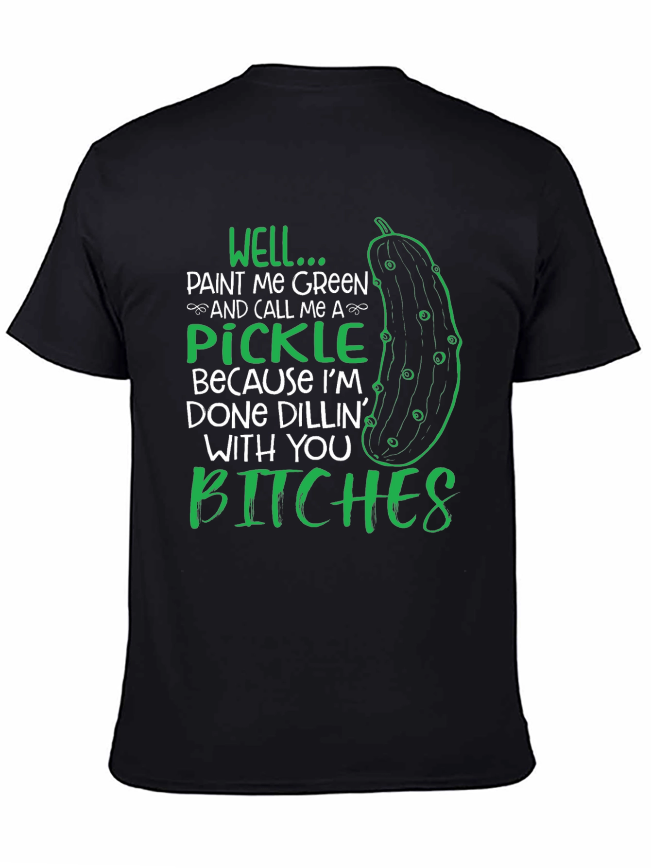 Funny Pickle Graphic T-Shirt