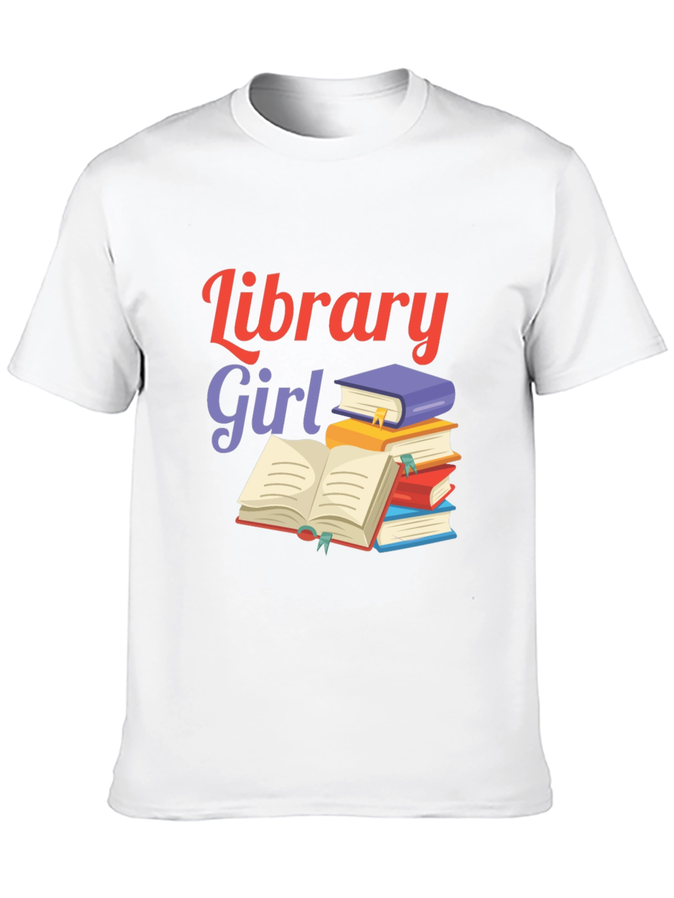 Library Girl Book Lover T-Shirt